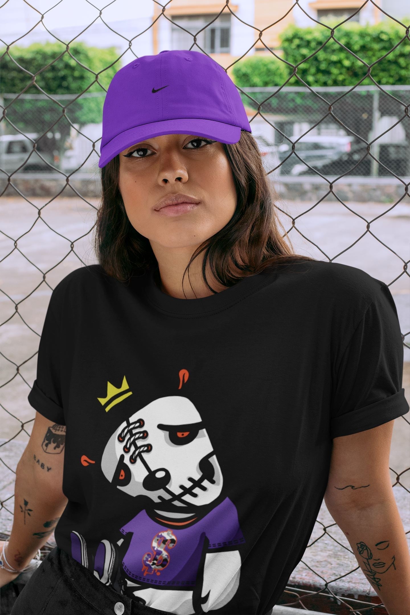 Jordan 3 Court Purple Shirt To Match Jordans Dead Dolls Sneaker Tees Jordan 3 Court Purple Drip Gear Zone Sneaker Matching Clothing Unisex Shirts