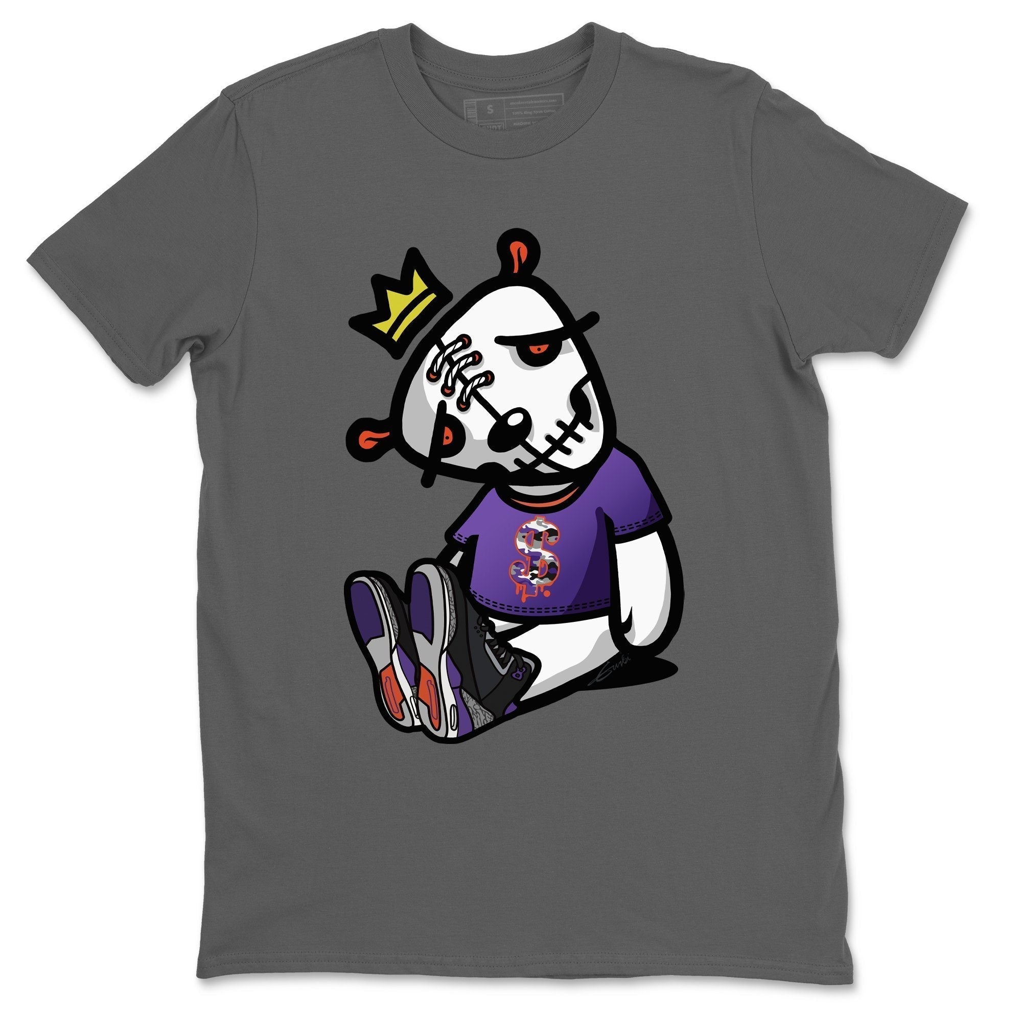 Jordan 3 Court Purple Shirt To Match Jordans Dead Dolls Sneaker Tees Jordan 3 Court Purple Drip Gear Zone Sneaker Matching Clothing Unisex Shirts