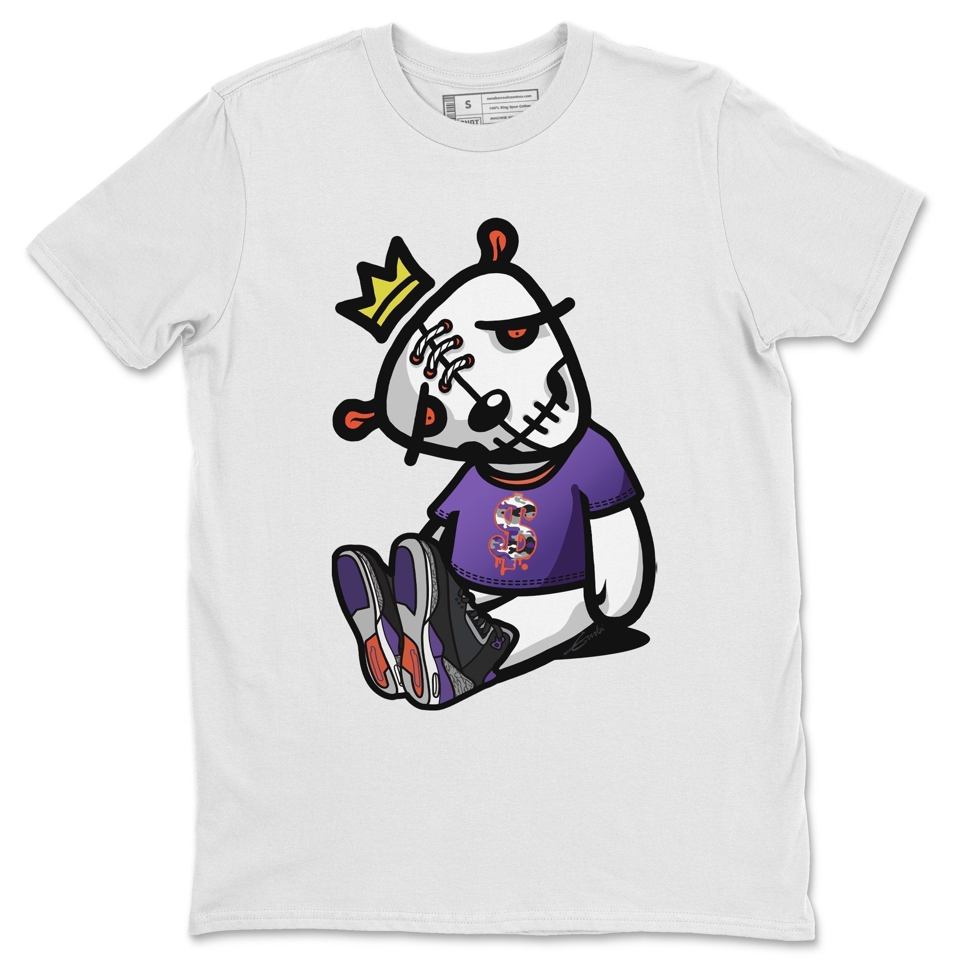 Jordan 3 Court Purple Shirt To Match Jordans Dead Dolls Sneaker Tees Jordan 3 Court Purple Drip Gear Zone Sneaker Matching Clothing Unisex Shirts