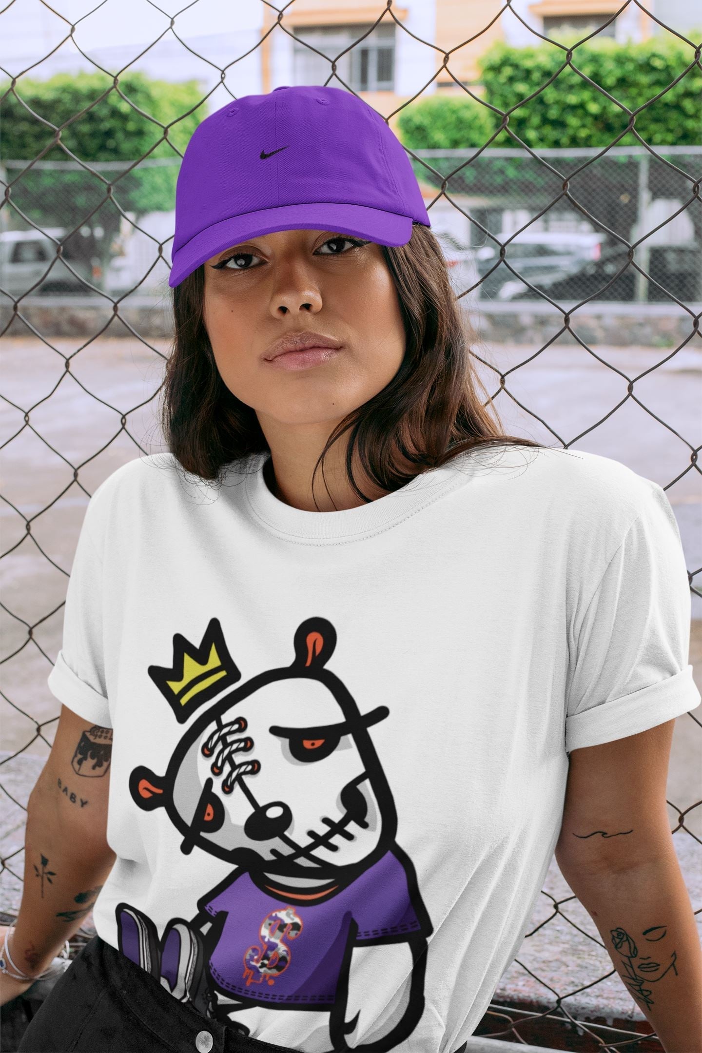 Jordan 3 Court Purple Shirt To Match Jordans Dead Dolls Sneaker Tees Jordan 3 Court Purple Drip Gear Zone Sneaker Matching Clothing Unisex Shirts