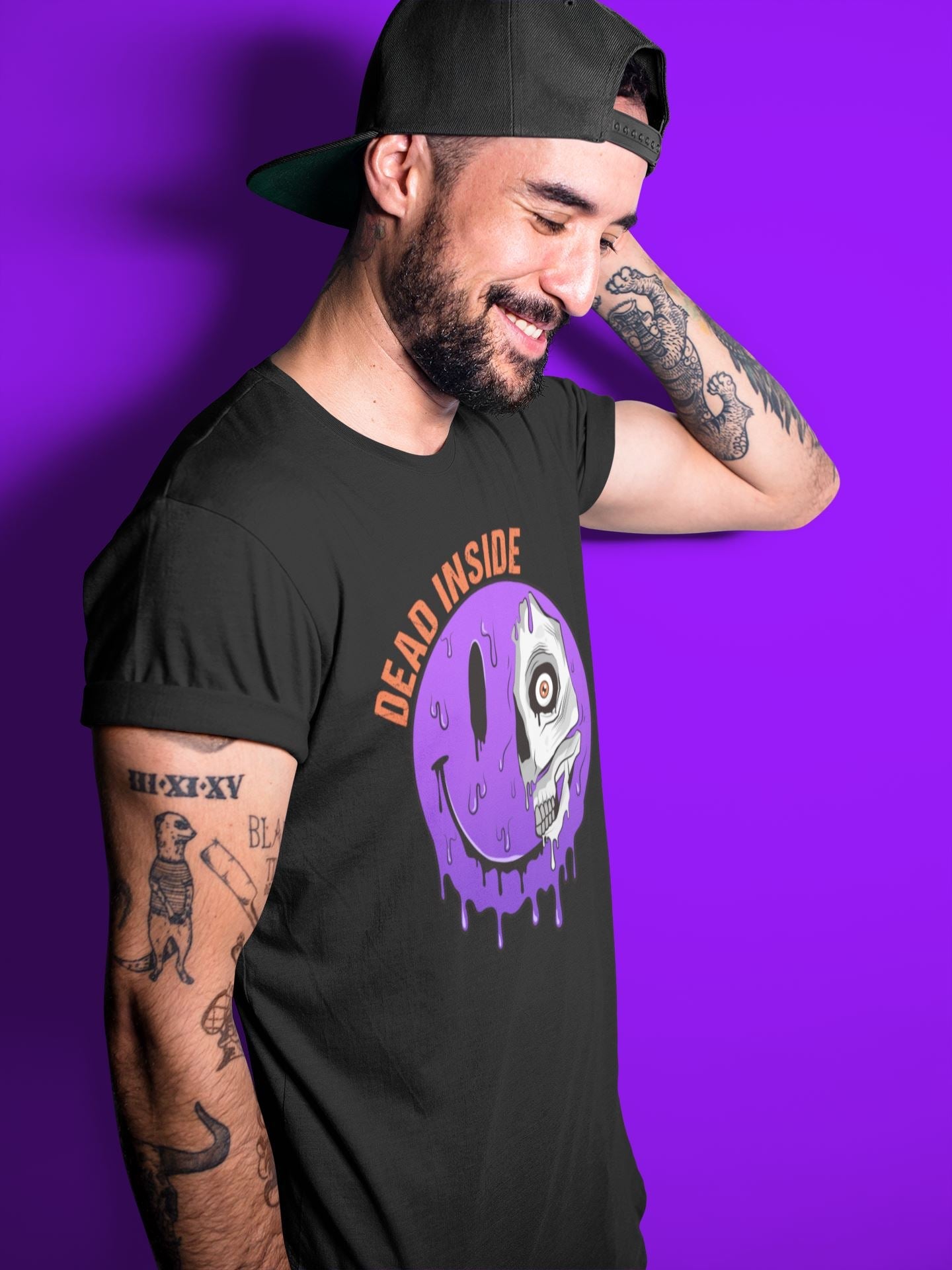 Jordan 3 Court Purple Shirt To Match Jordans Dead Inside Sneaker Tees Jordan 3 Court Purple Drip Gear Zone Sneaker Matching Clothing Unisex Shirts