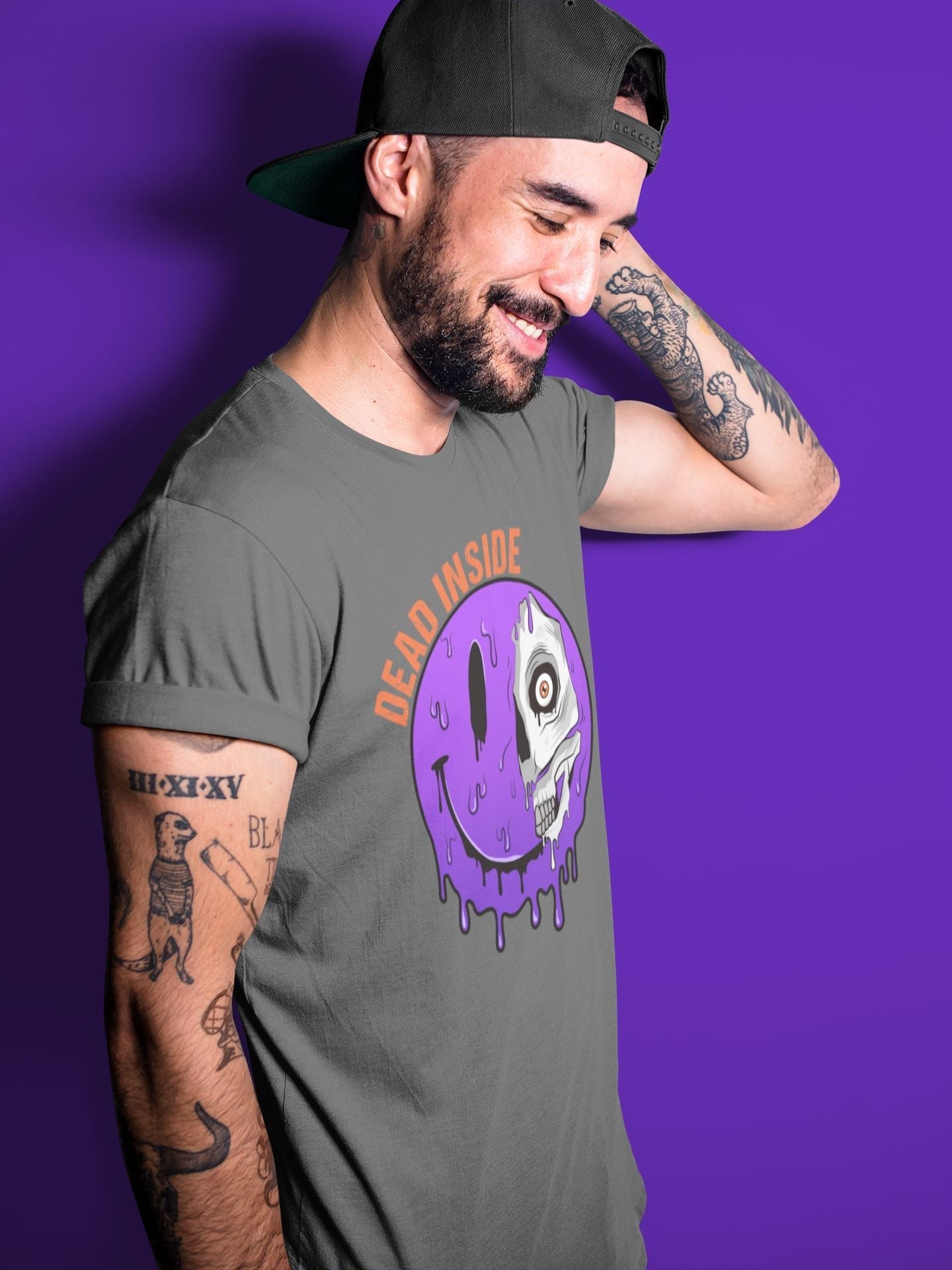 Jordan 3 Court Purple Shirt To Match Jordans Dead Inside Sneaker Tees Jordan 3 Court Purple Drip Gear Zone Sneaker Matching Clothing Unisex Shirts