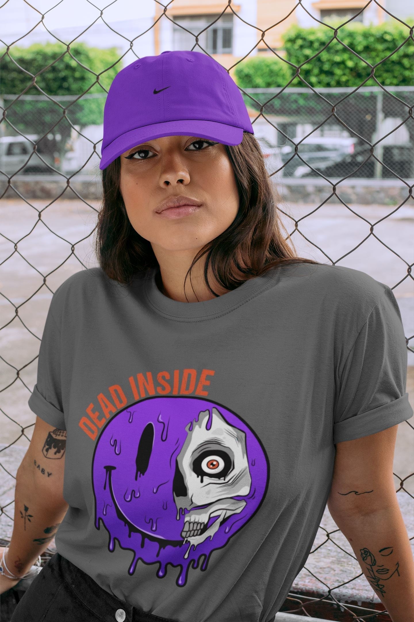 Jordan 3 Court Purple Shirt To Match Jordans Dead Inside Sneaker Tees Jordan 3 Court Purple Drip Gear Zone Sneaker Matching Clothing Unisex Shirts