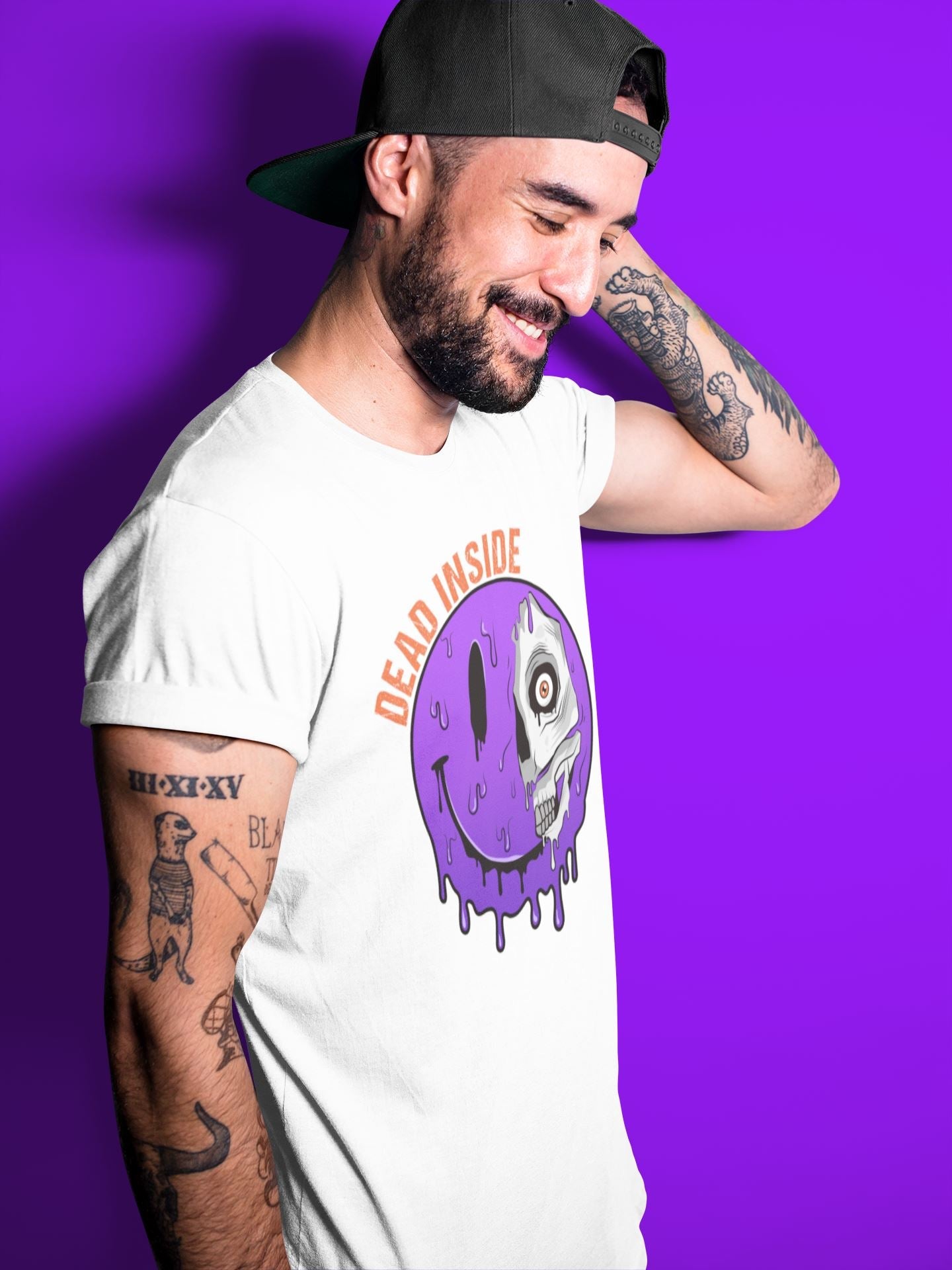 Jordan 3 Court Purple Shirt To Match Jordans Dead Inside Sneaker Tees Jordan 3 Court Purple Drip Gear Zone Sneaker Matching Clothing Unisex Shirts