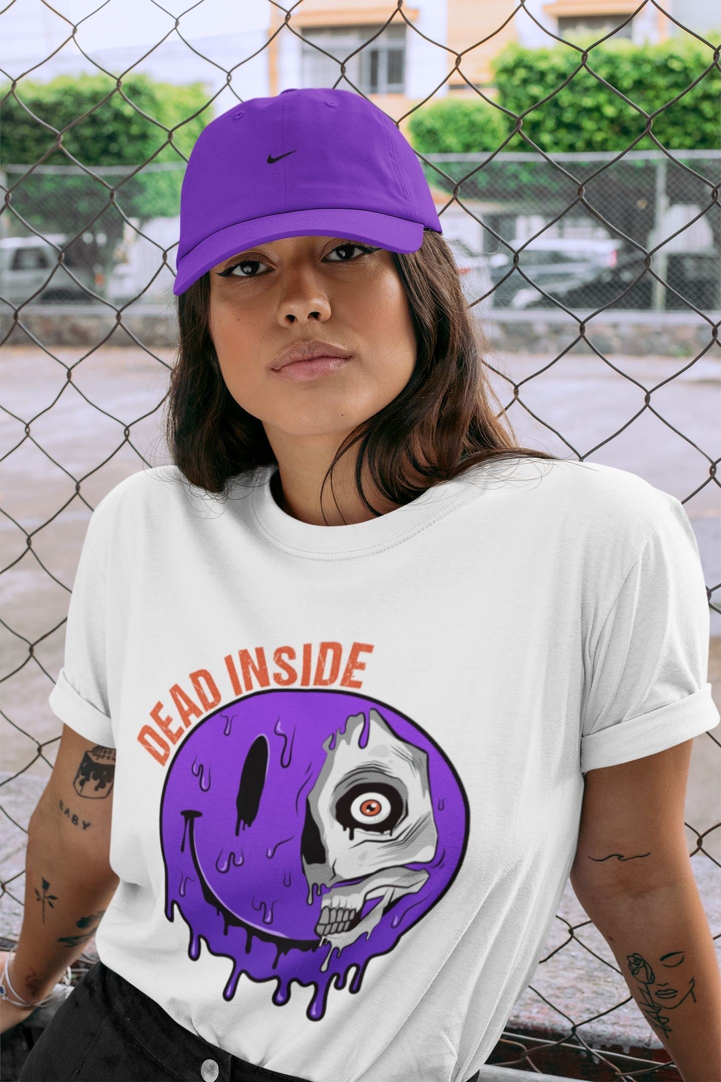 Jordan 3 Court Purple Shirt To Match Jordans Dead Inside Sneaker Tees Jordan 3 Court Purple Drip Gear Zone Sneaker Matching Clothing Unisex Shirts