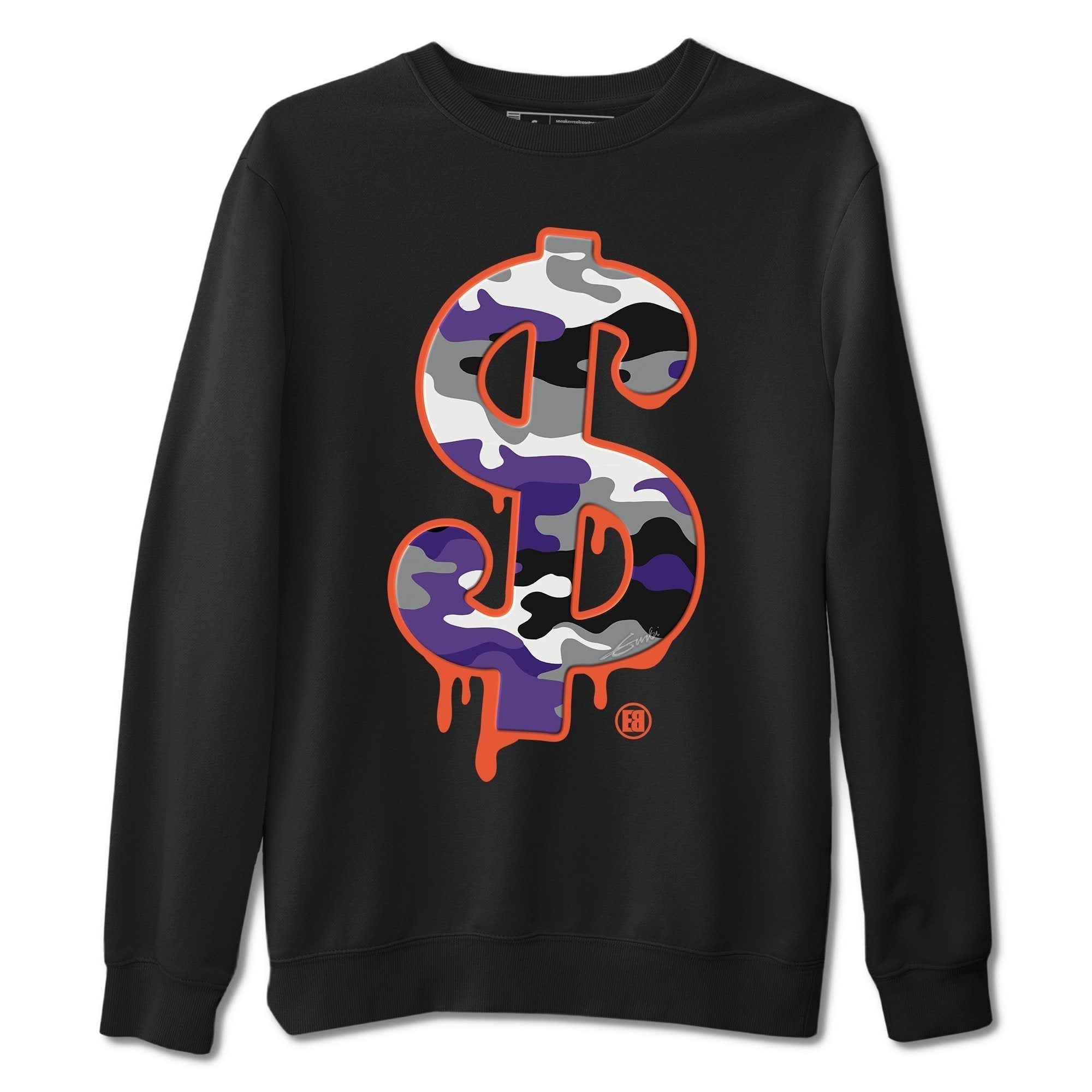 Jordan 3 Court Purple Shirt To Match Jordans Dollar Camo Sneaker Tees Jordan 3 Court Purple Drip Gear Zone Sneaker Matching Clothing Unisex Shirts