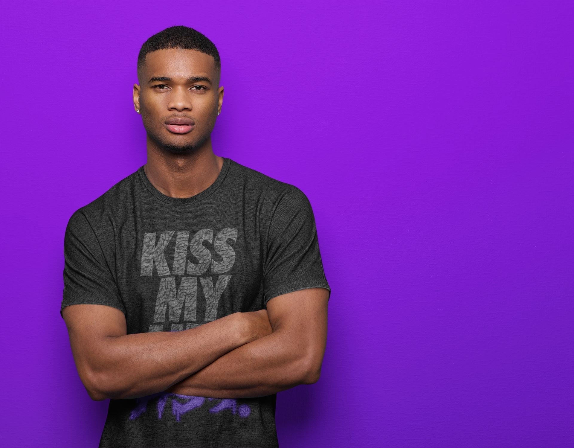 Jordan 3 Court Purple Shirt To Match Jordans Kiss My Ass Sneaker Tees Jordan 3 Court Purple Drip Gear Zone Sneaker Matching Clothing Unisex Shirts