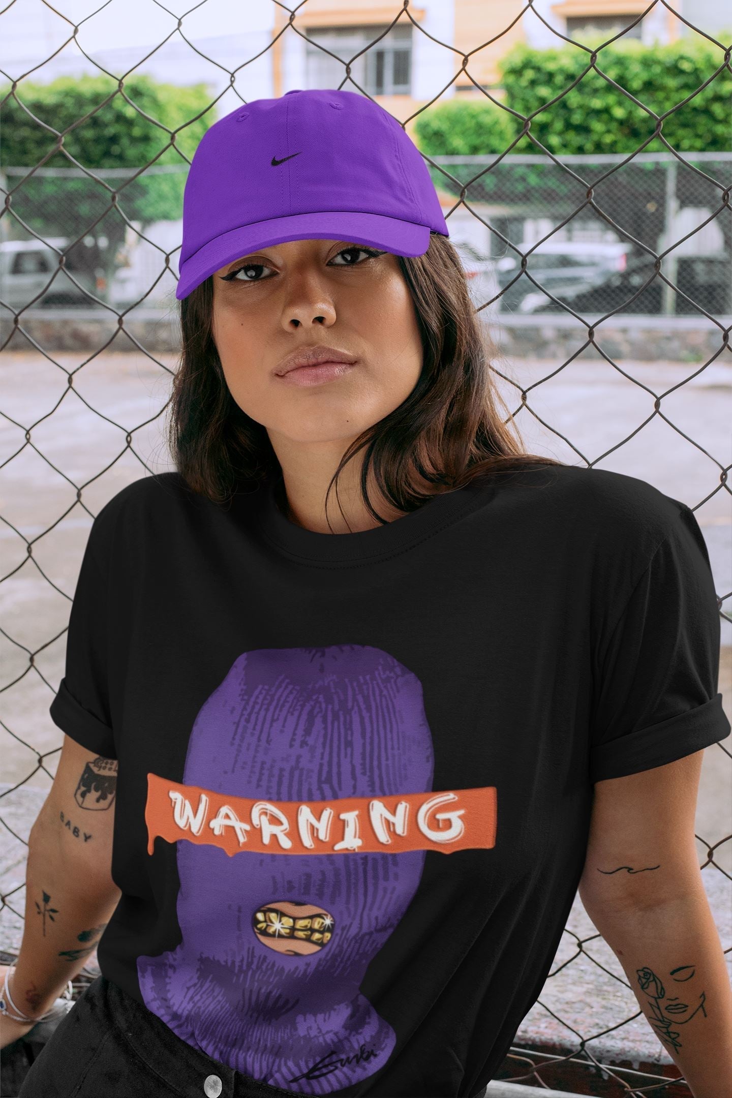 Jordan 3 Court Purple Shirt To Match Jordans Warning Sneaker Tees Jordan 3 Court Purple Drip Gear Zone Sneaker Matching Clothing Unisex Shirts