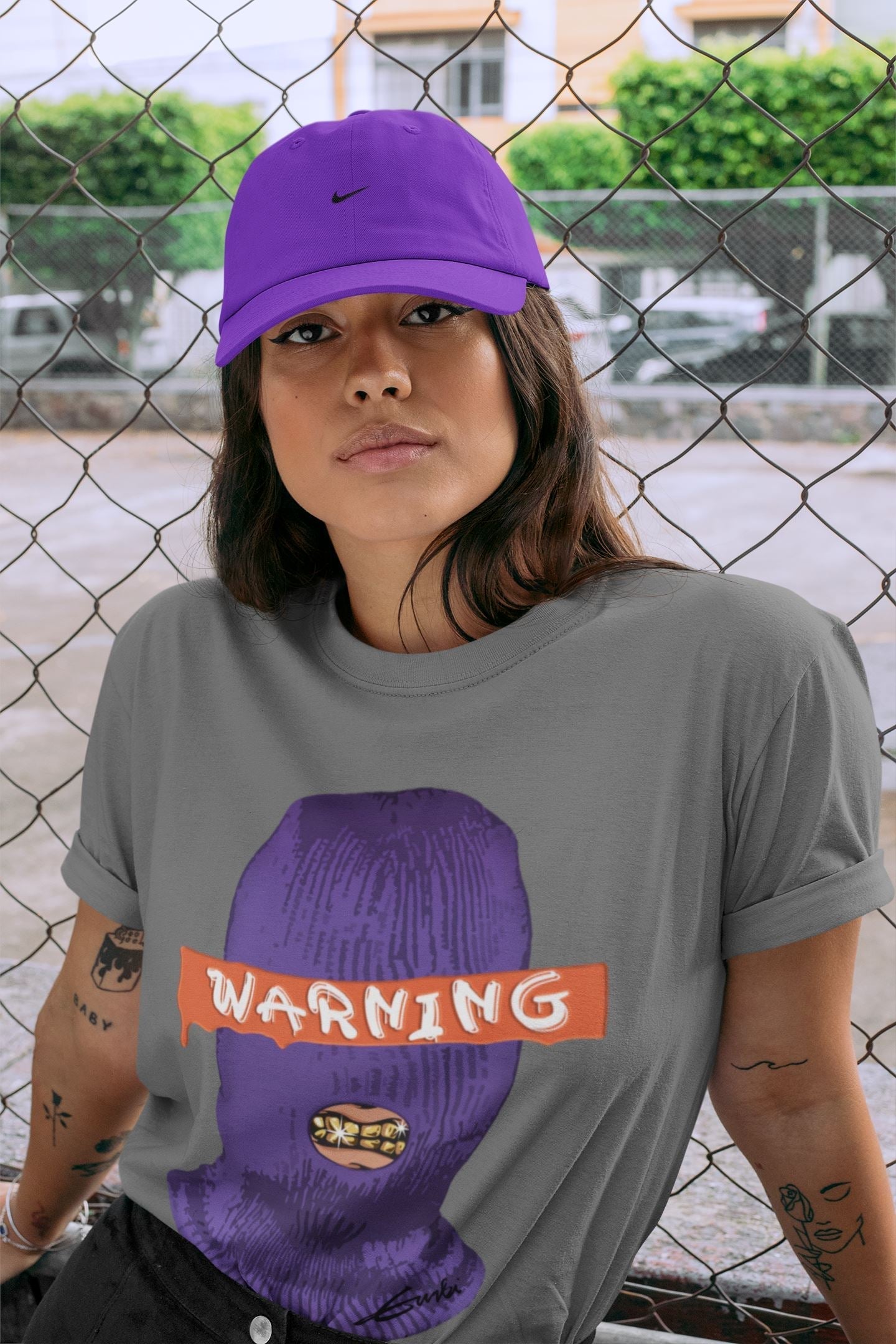 Jordan 3 Court Purple Shirt To Match Jordans Warning Sneaker Tees Jordan 3 Court Purple Drip Gear Zone Sneaker Matching Clothing Unisex Shirts