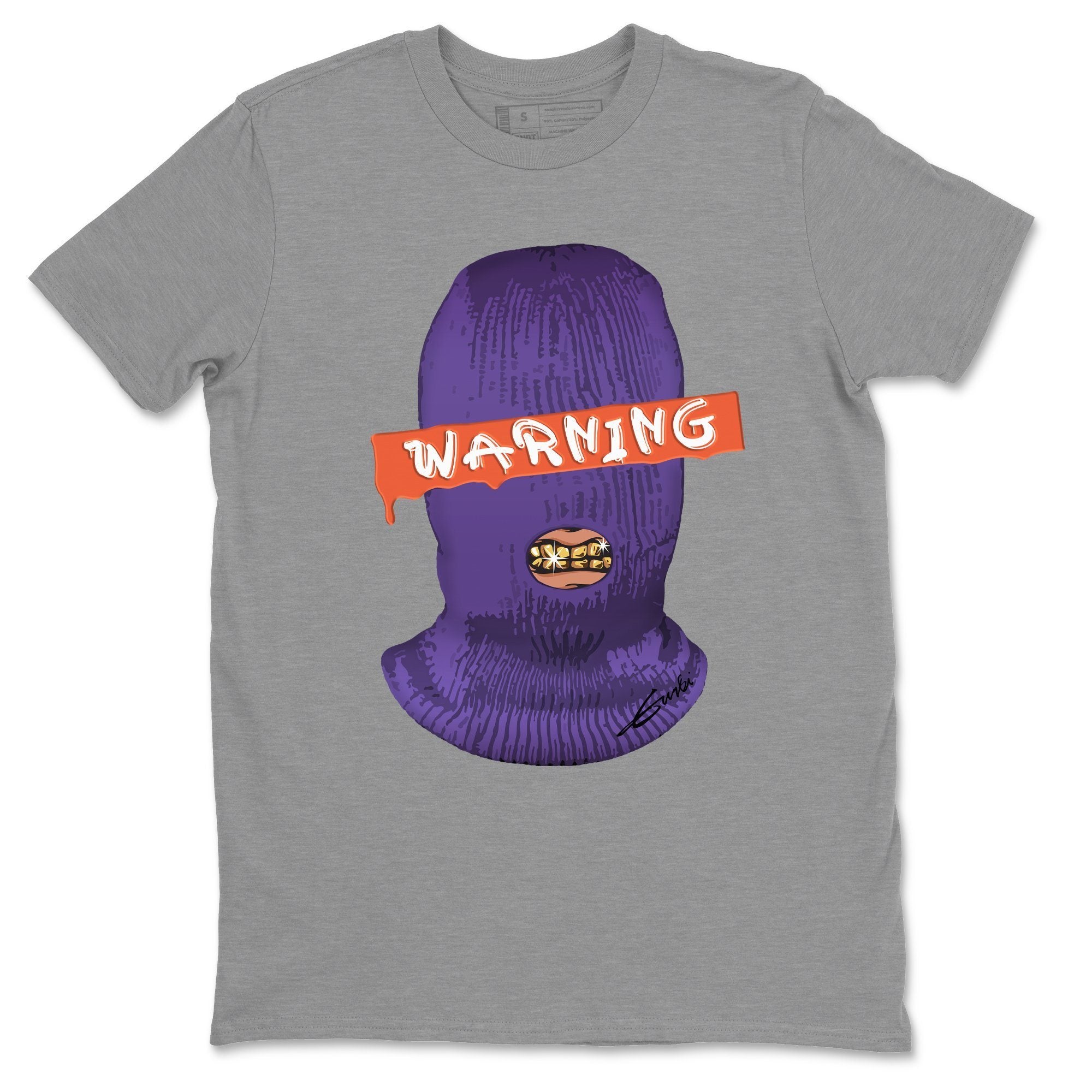 Jordan 3 Court Purple Shirt To Match Jordans Warning Sneaker Tees Jordan 3 Court Purple Drip Gear Zone Sneaker Matching Clothing Unisex Shirts