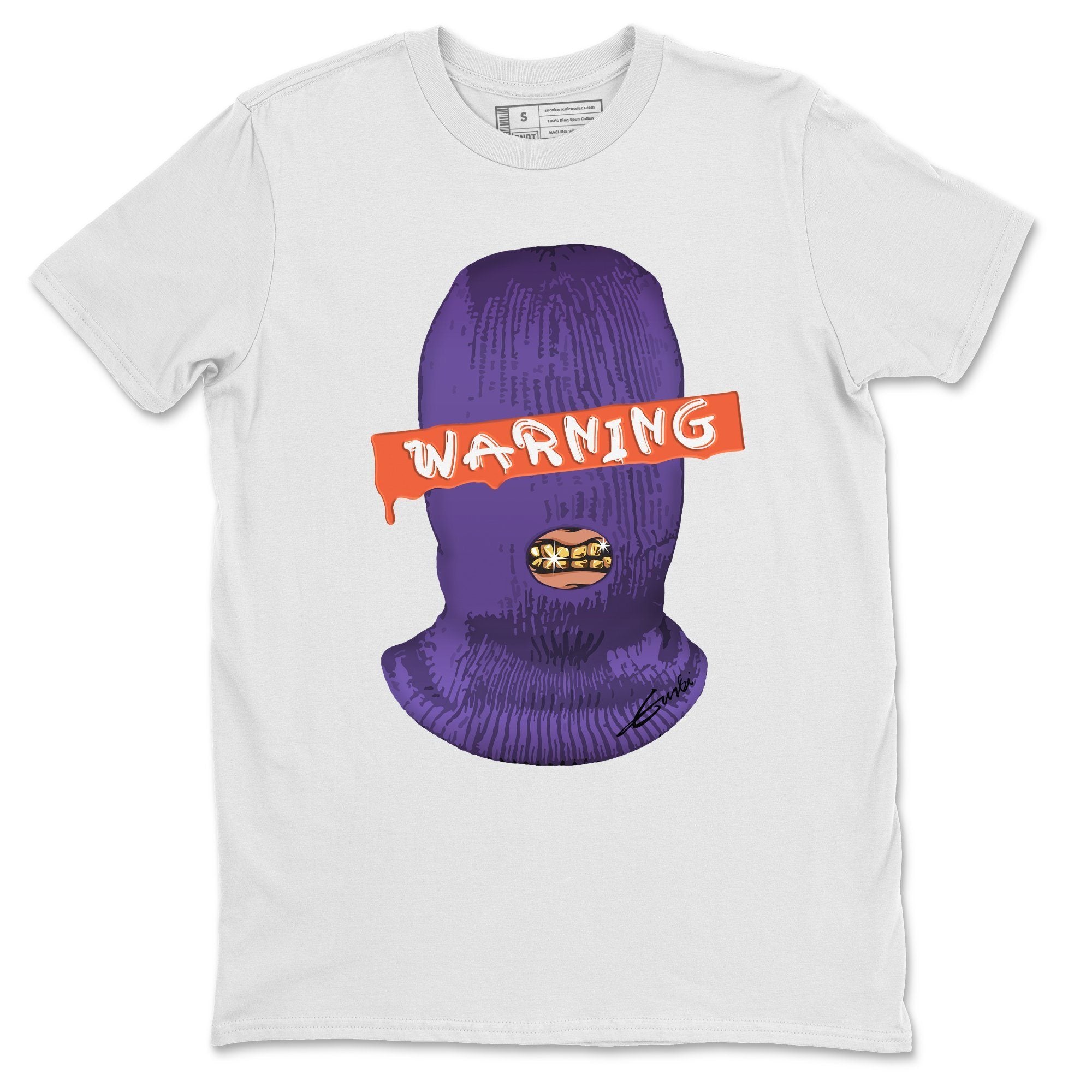 Jordan 3 Court Purple Shirt To Match Jordans Warning Sneaker Tees Jordan 3 Court Purple Drip Gear Zone Sneaker Matching Clothing Unisex Shirts
