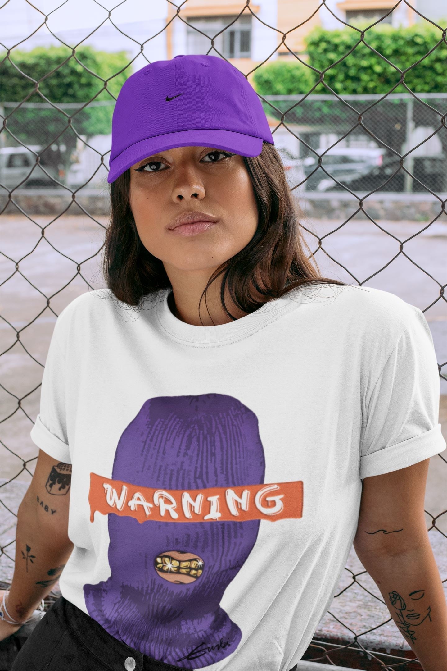 Jordan 3 Court Purple Shirt To Match Jordans Warning Sneaker Tees Jordan 3 Court Purple Drip Gear Zone Sneaker Matching Clothing Unisex Shirts