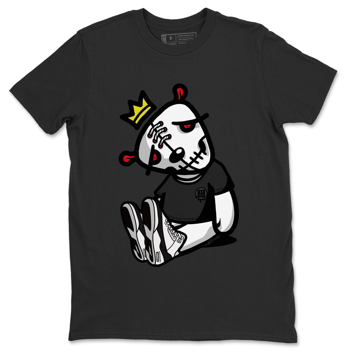 Jordan 3 Fragment Sneaker Matching T-Shirt Dead Dolls Sneaker Tees Jordan 3 Fragment Sneaker Release Tees Crew Neck Tees