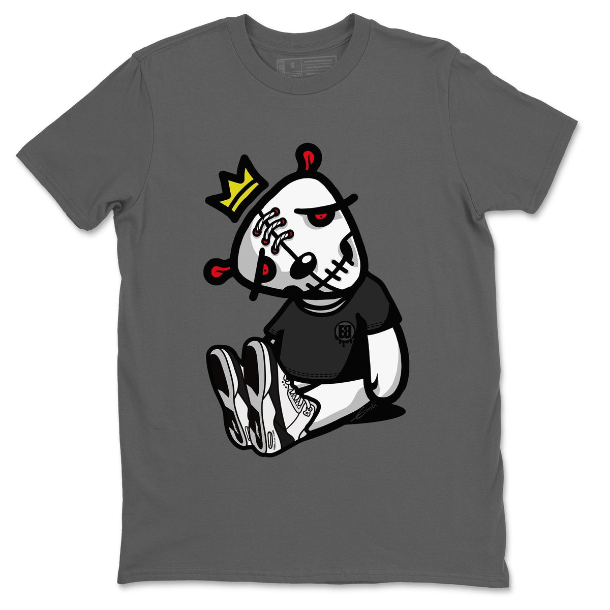Jordan 3 Fragment Sneaker Matching T-Shirt Dead Dolls Sneaker Tees Jordan 3 Fragment Sneaker Release Tees Crew Neck Tees