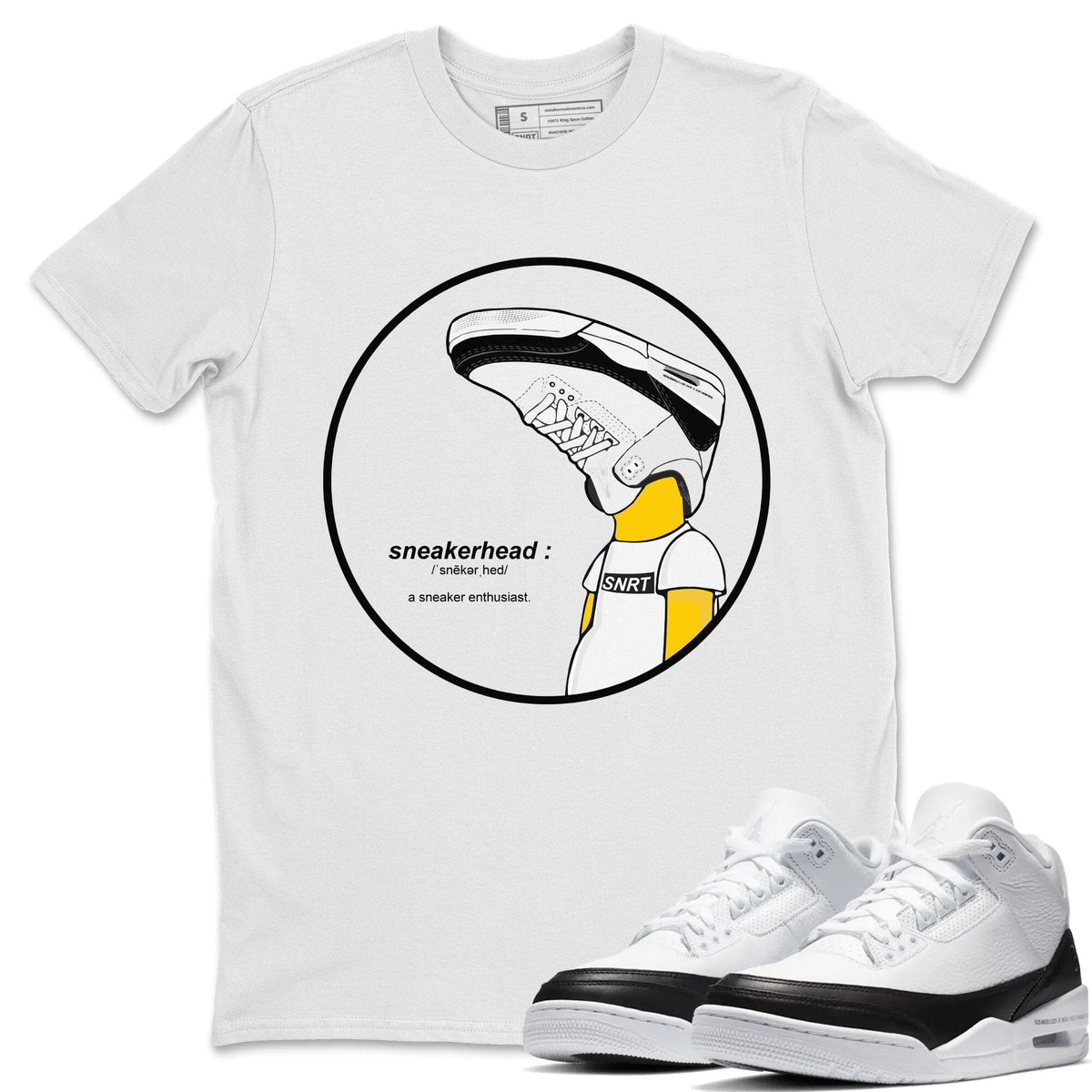 Jordan 3 Fragment Sneaker Matching T-Shirt Sneakerhead Sneaker Tees Jordan 3 Fragment Sneaker Release Tees Crew Neck Tees