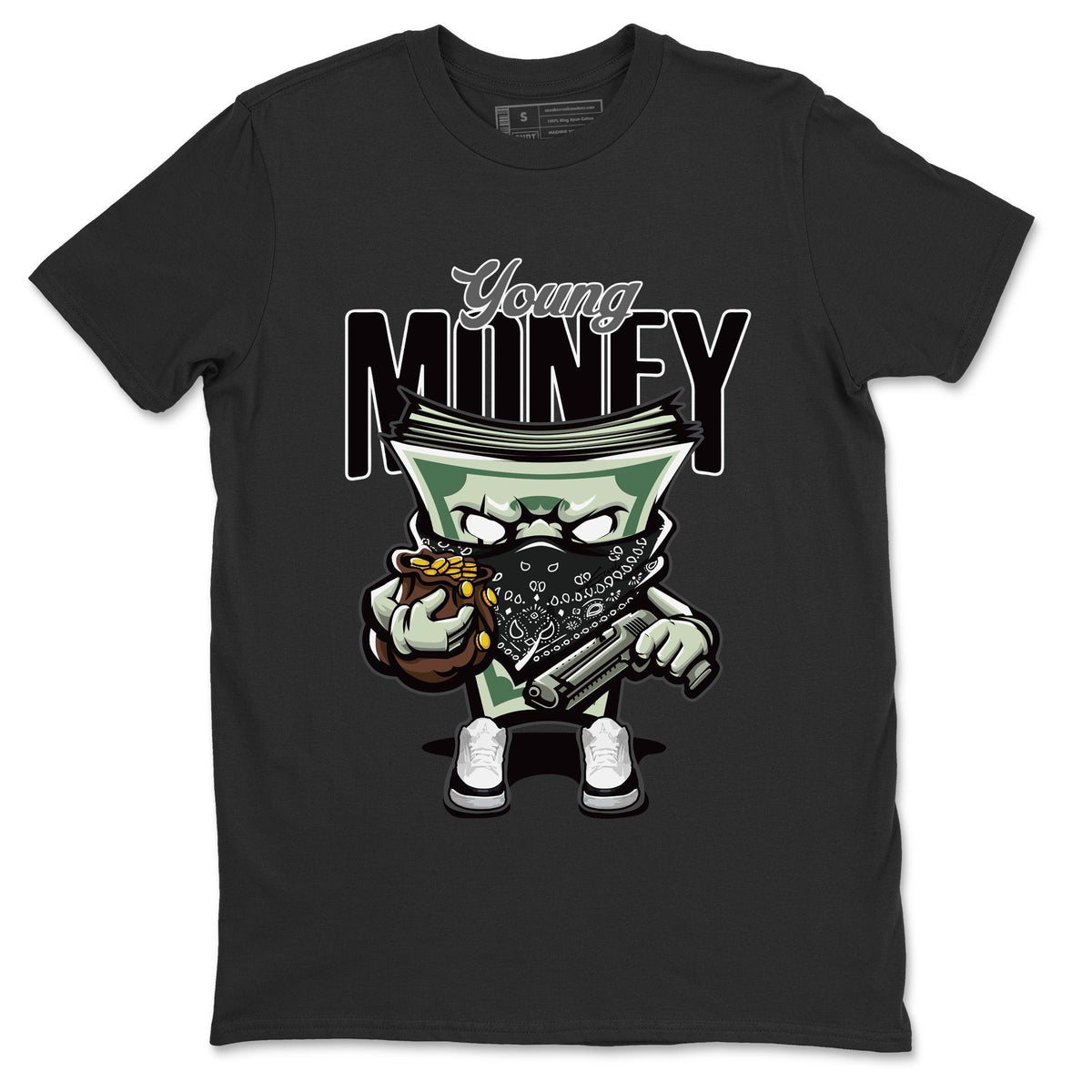 Jordan 3 Fragment Sneaker Matching T-Shirt Young Money Sneaker Tees Jordan 3 Fragment Sneaker Release Tees Crew Neck Tees