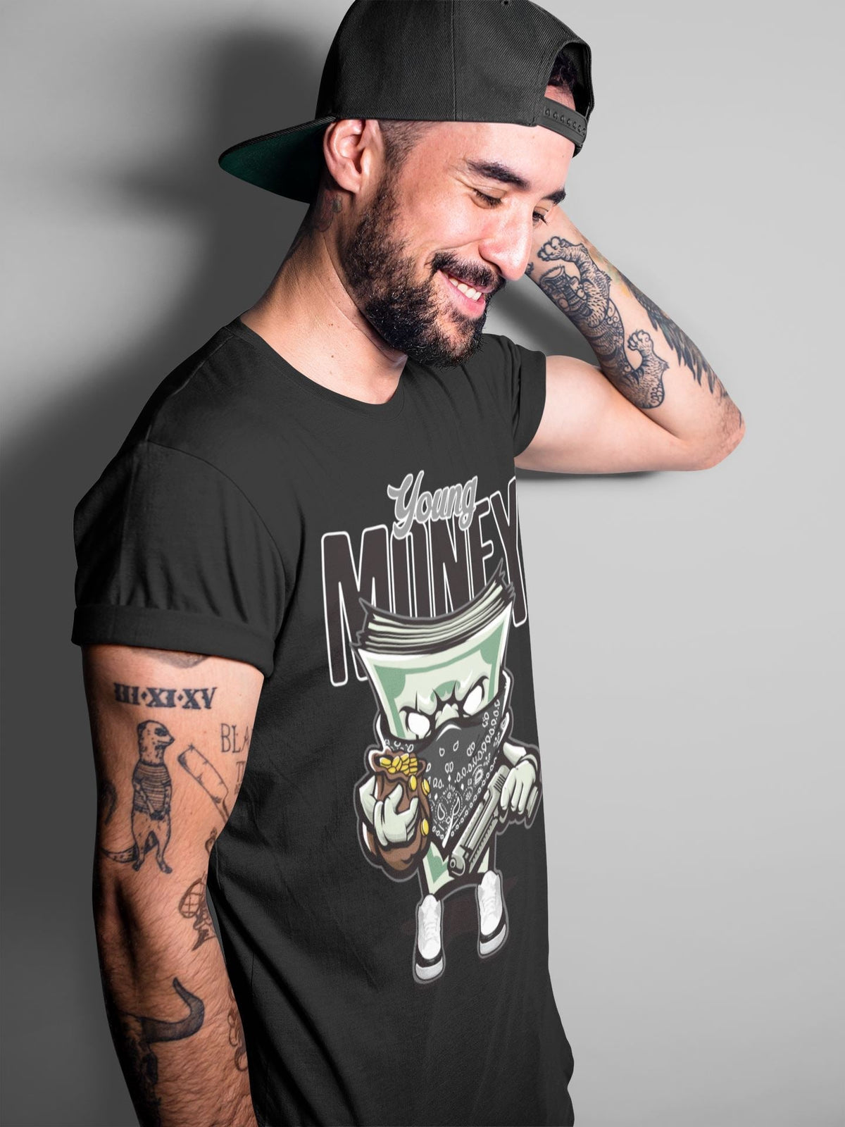 Jordan 3 Fragment Sneaker Matching T-Shirt Young Money Sneaker Tees Jordan 3 Fragment Sneaker Release Tees Crew Neck Tees