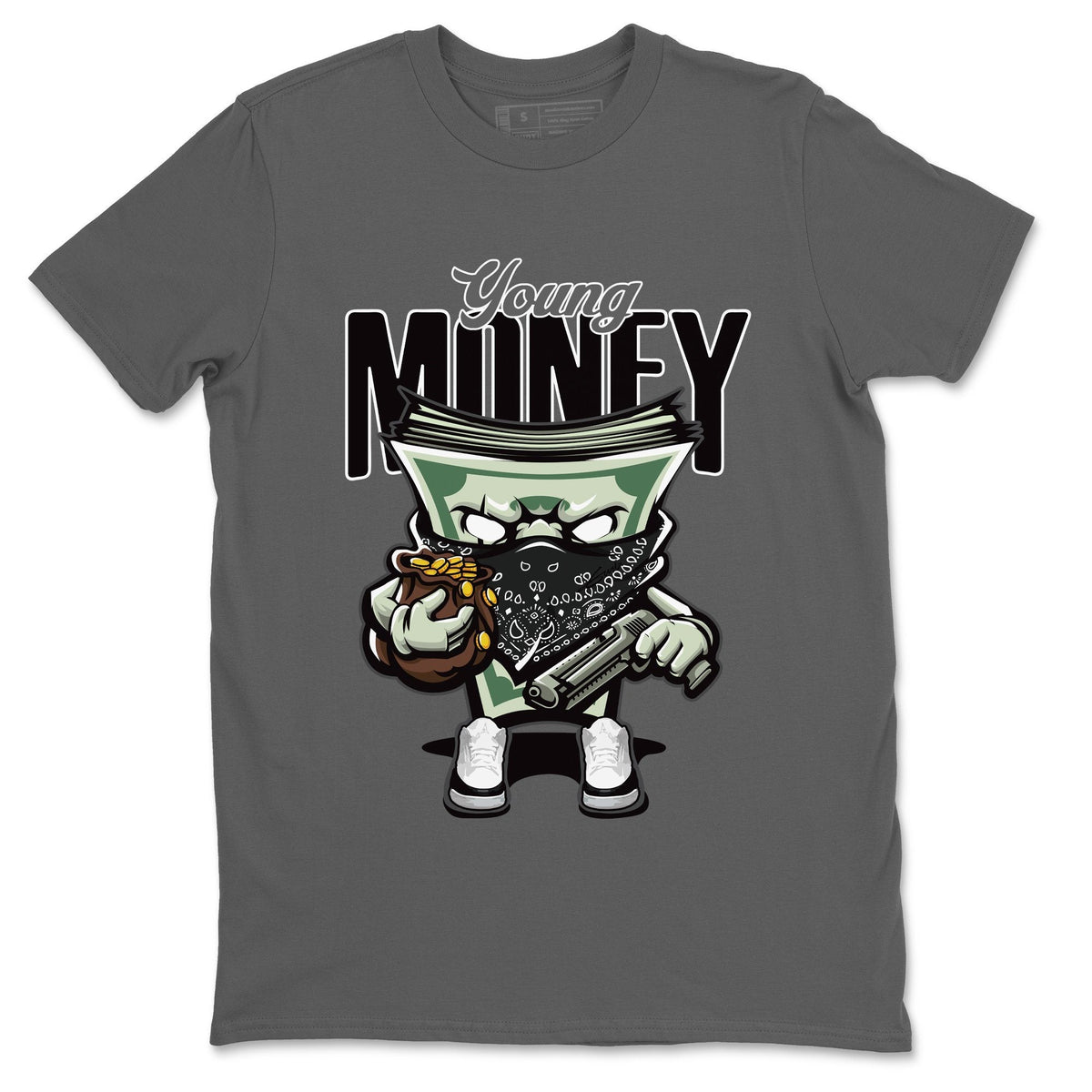 Jordan 3 Fragment Sneaker Matching T-Shirt Young Money Sneaker Tees Jordan 3 Fragment Sneaker Release Tees Crew Neck Tees