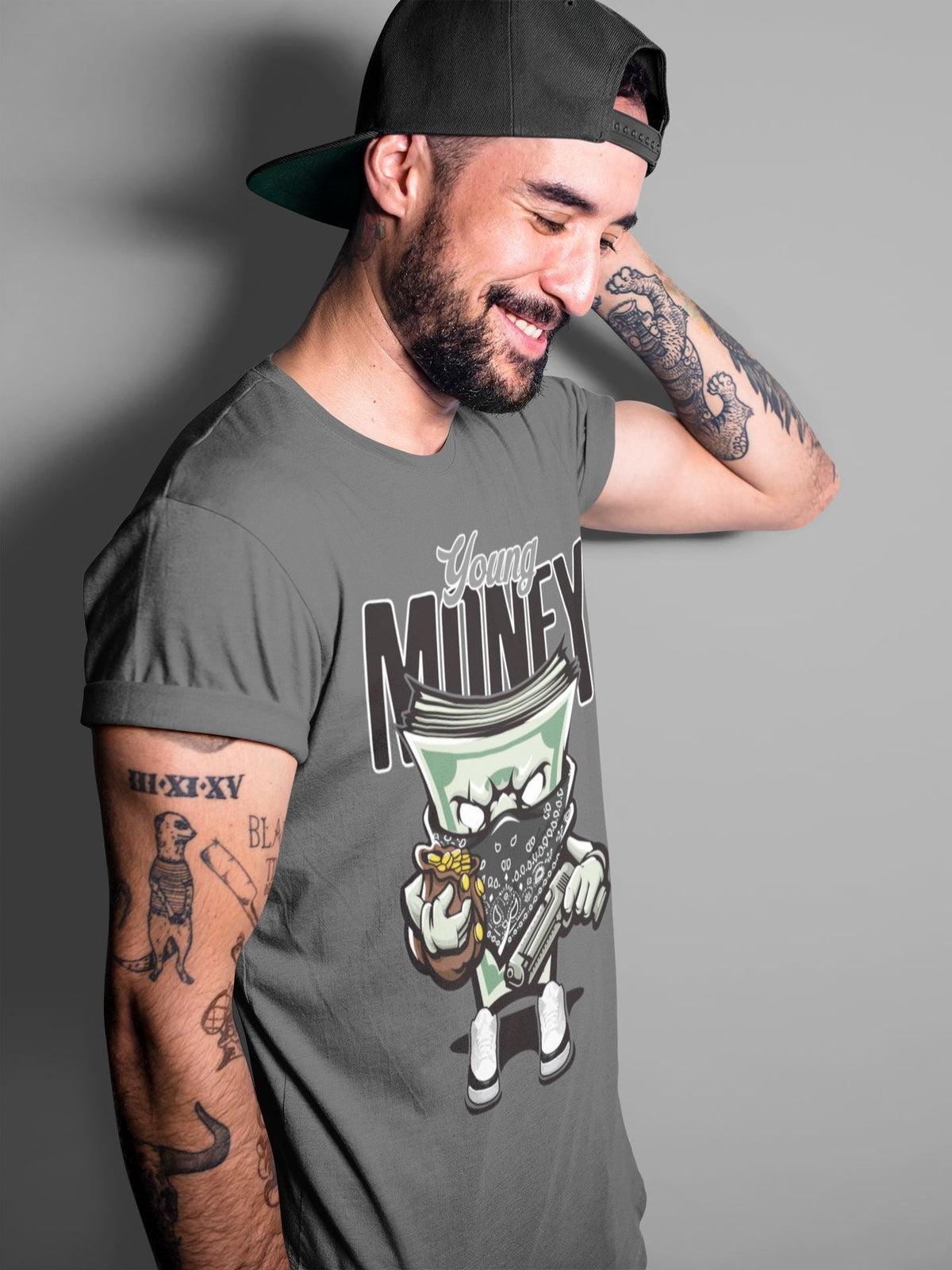 Jordan 3 Fragment Sneaker Matching T-Shirt Young Money Sneaker Tees Jordan 3 Fragment Sneaker Release Tees Crew Neck Tees