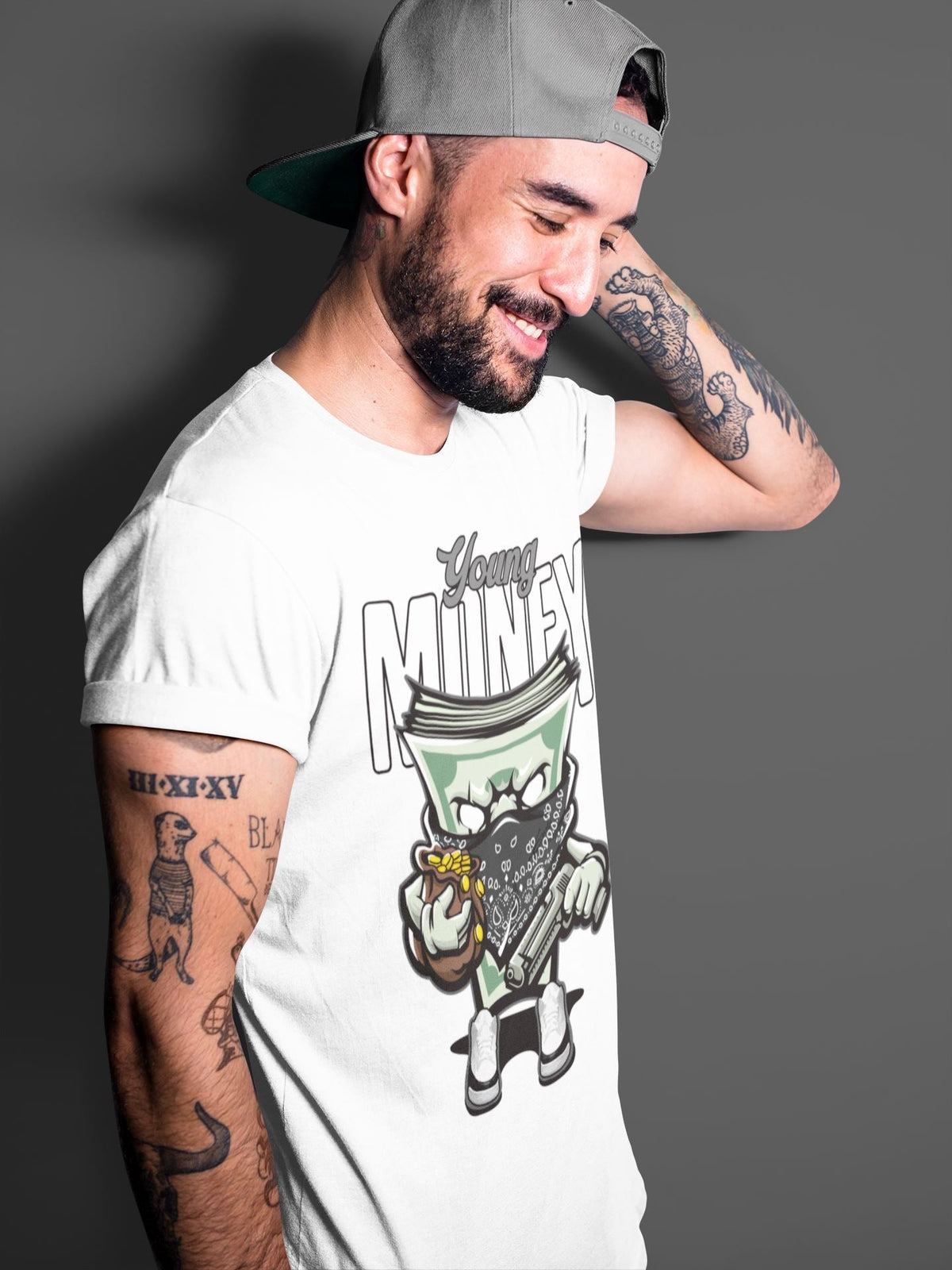 Jordan 3 Fragment Sneaker Matching T-Shirt Young Money Sneaker Tees Jordan 3 Fragment Sneaker Release Tees Crew Neck Tees