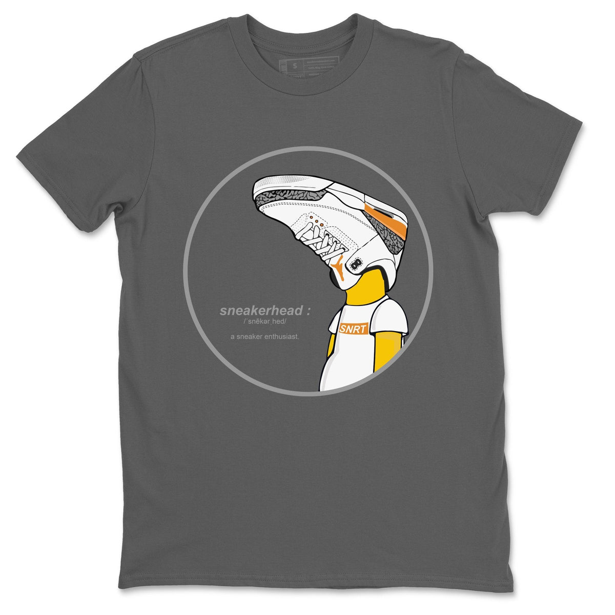 Jordan 3 Laser Orange Sneaker Matching T-Shirt Sneakerhead Sneaker Tees Jordan 3 Laser Orange Sneaker Release Tees Crew Neck Tees