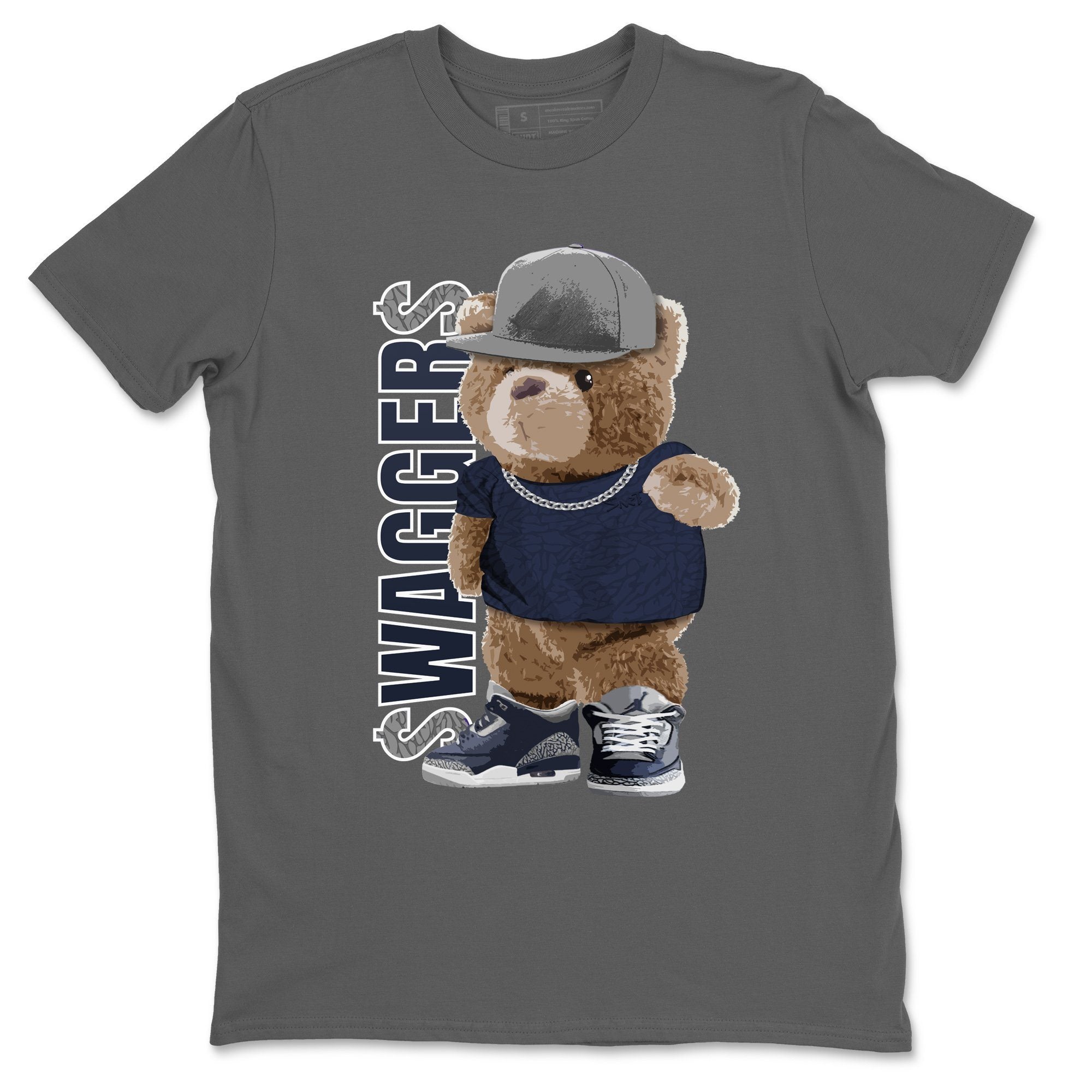 Jordan 3 Midnight Navy Shirt To Match Jordans Bear Swaggers Sneaker Tees Jordan 3 Midnight Navy Drip Gear Zone Sneaker Matching Clothing Unisex Shirts
