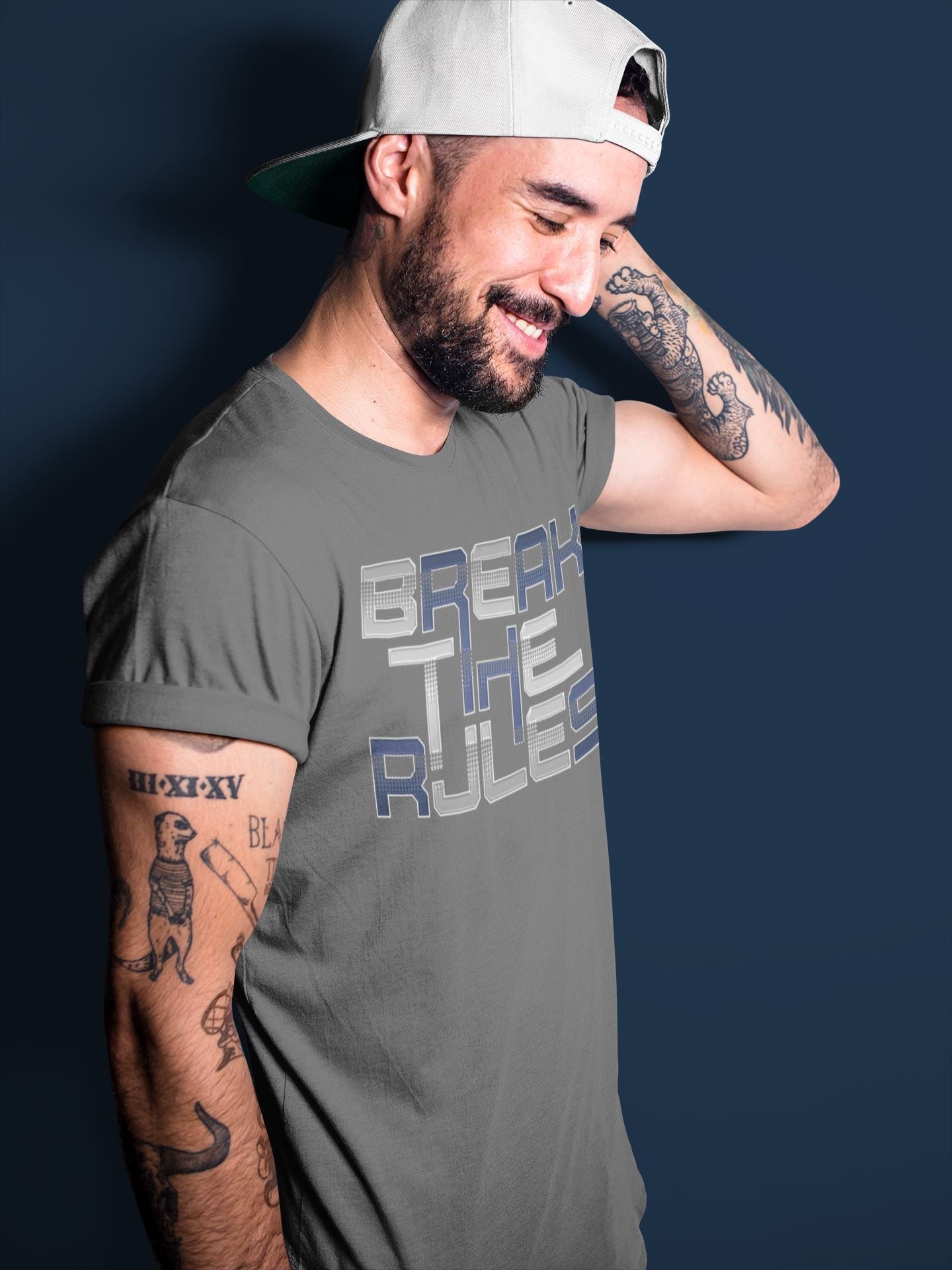 Jordan 3 Midnight Navy Shirt To Match Jordans Break The Rules Sneaker Tees Jordan 3 Midnight Navy Drip Gear Zone Sneaker Matching Clothing Unisex Shirts