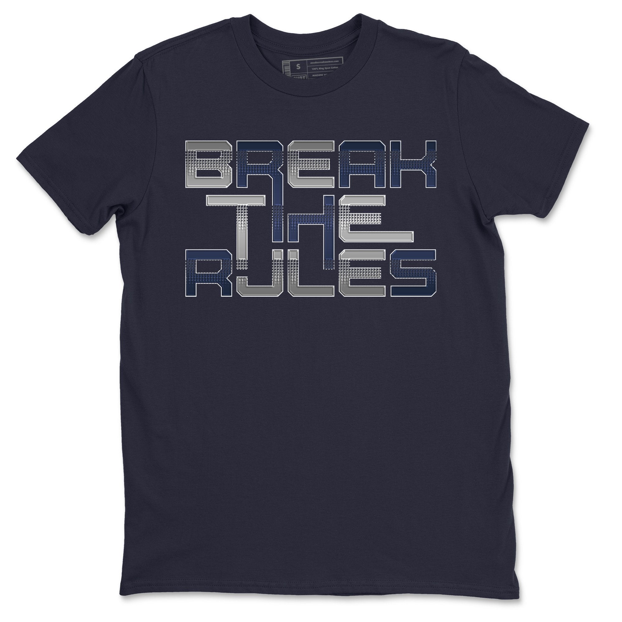 Jordan 3 Midnight Navy Shirt To Match Jordans Break The Rules Sneaker Tees Jordan 3 Midnight Navy Drip Gear Zone Sneaker Matching Clothing Unisex Shirts