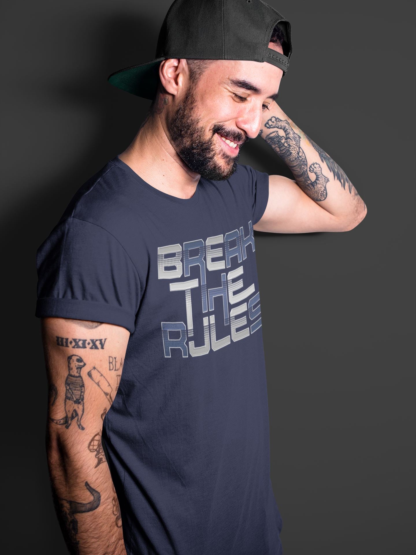 Jordan 3 Midnight Navy Shirt To Match Jordans Break The Rules Sneaker Tees Jordan 3 Midnight Navy Drip Gear Zone Sneaker Matching Clothing Unisex Shirts