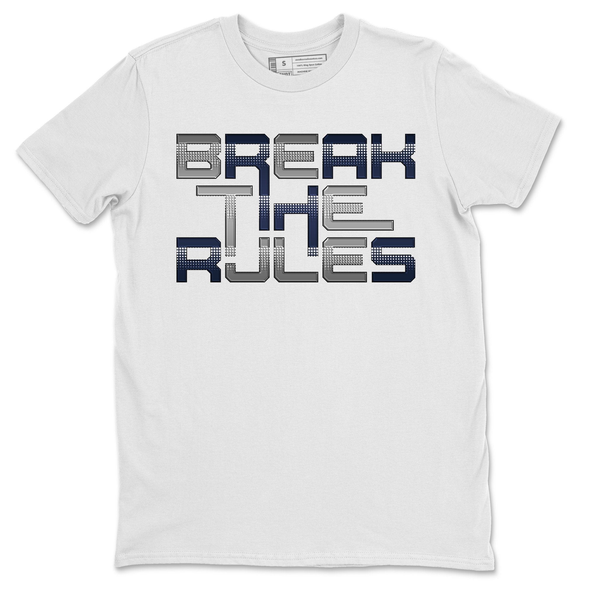 Jordan 3 Midnight Navy Shirt To Match Jordans Break The Rules Sneaker Tees Jordan 3 Midnight Navy Drip Gear Zone Sneaker Matching Clothing Unisex Shirts
