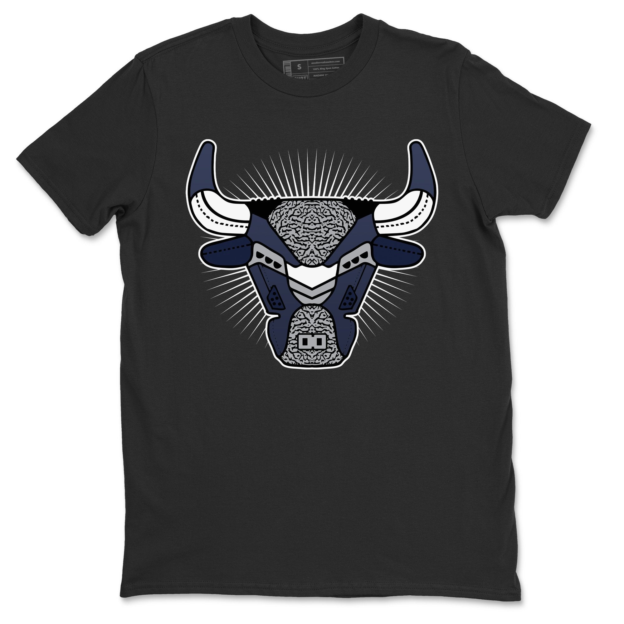 Jordan 3 Midnight Navy Shirt To Match Jordans Bull Head Sneaker Tees Jordan 3 Midnight Navy Drip Gear Zone Sneaker Matching Clothing Unisex Shirts