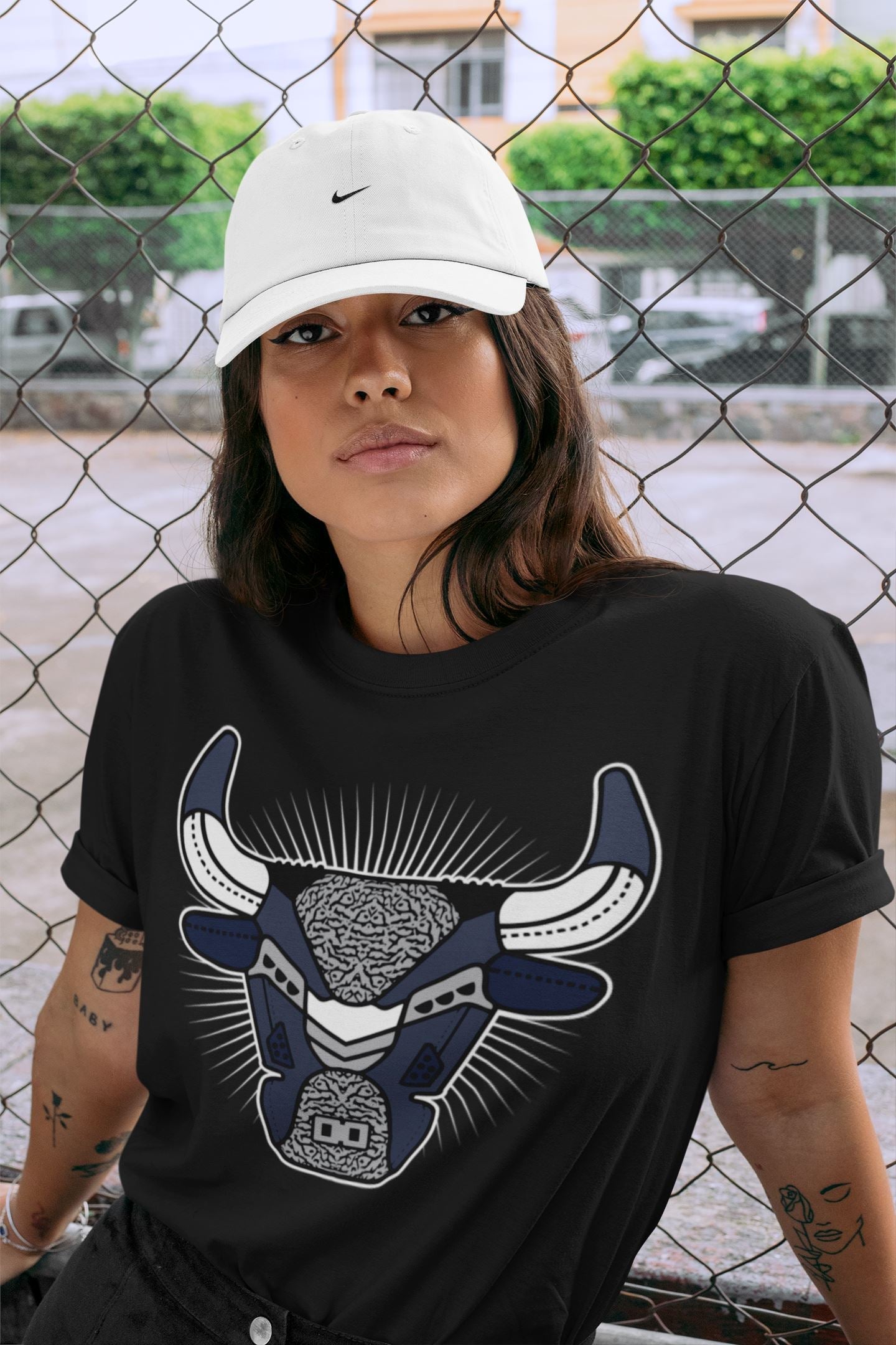 Jordan 3 Midnight Navy Shirt To Match Jordans Bull Head Sneaker Tees Jordan 3 Midnight Navy Drip Gear Zone Sneaker Matching Clothing Unisex Shirts