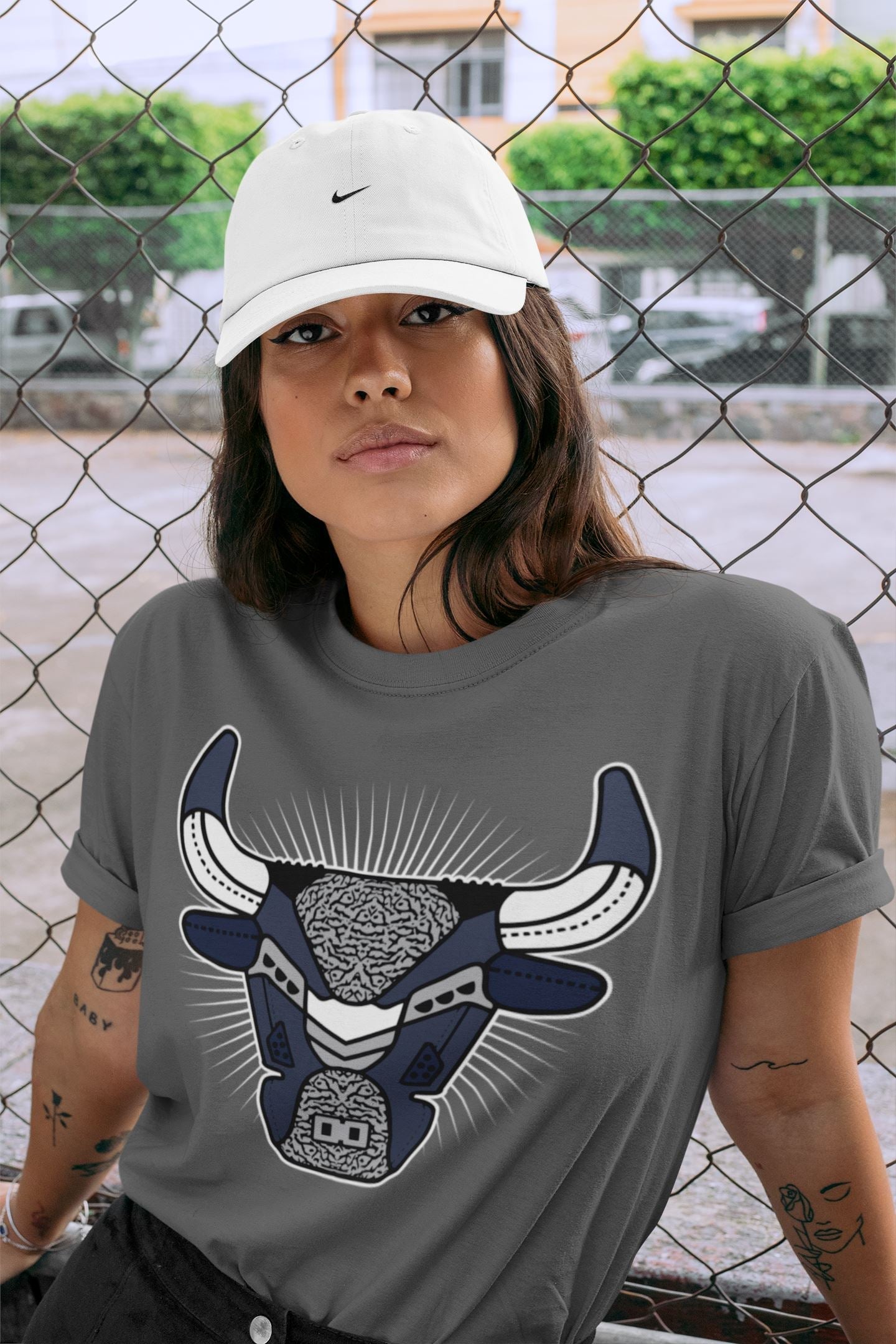 Jordan 3 Midnight Navy Shirt To Match Jordans Bull Head Sneaker Tees Jordan 3 Midnight Navy Drip Gear Zone Sneaker Matching Clothing Unisex Shirts