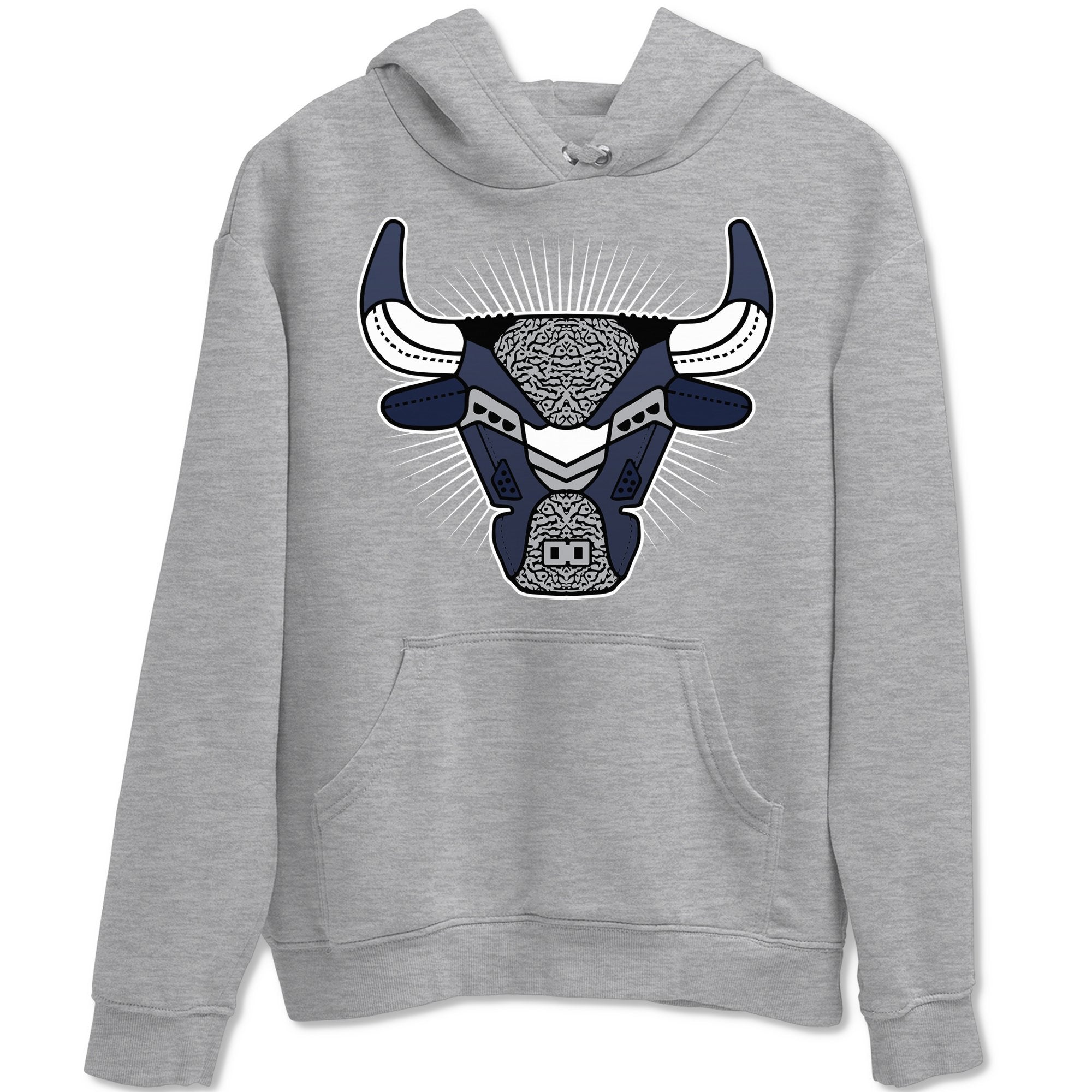 Jordan 3 Midnight Navy Shirt To Match Jordans Bull Head Sneaker Tees Jordan 3 Midnight Navy Drip Gear Zone Sneaker Matching Clothing Unisex Shirts