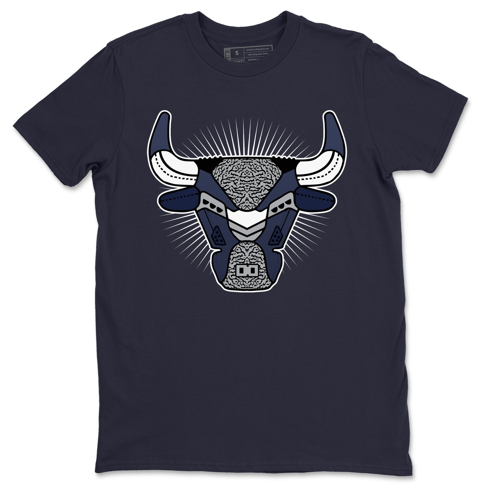 Jordan 3 Midnight Navy Shirt To Match Jordans Bull Head Sneaker Tees Jordan 3 Midnight Navy Drip Gear Zone Sneaker Matching Clothing Unisex Shirts