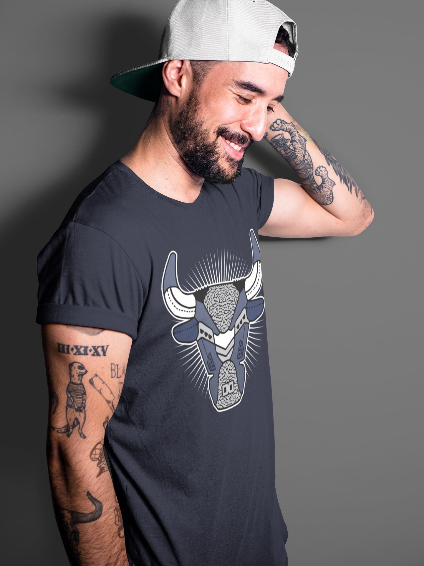 Jordan 3 Midnight Navy Shirt To Match Jordans Bull Head Sneaker Tees Jordan 3 Midnight Navy Drip Gear Zone Sneaker Matching Clothing Unisex Shirts