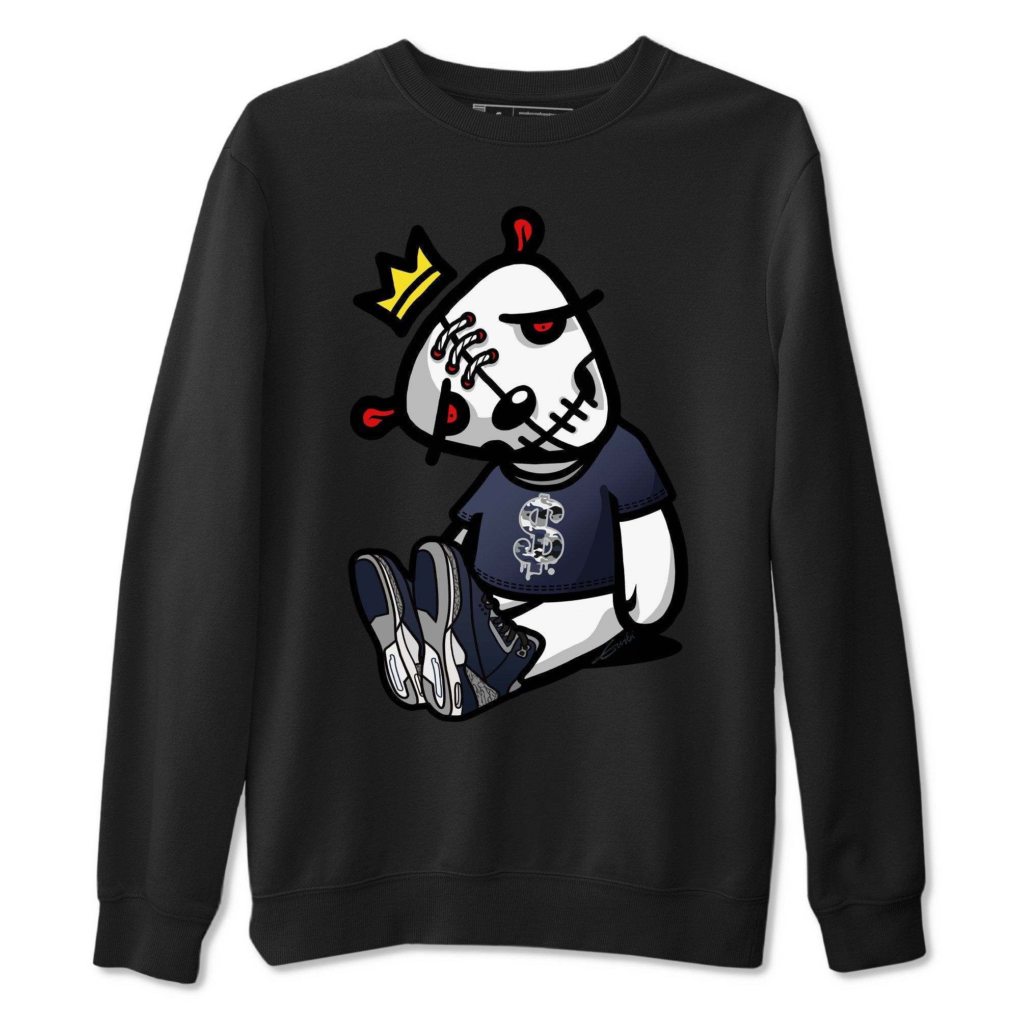 Jordan 3 Midnight Navy Shirt To Match Jordans Dead Dolls Sneaker Tees Jordan 3 Midnight Navy Drip Gear Zone Sneaker Matching Clothing Unisex Shirts