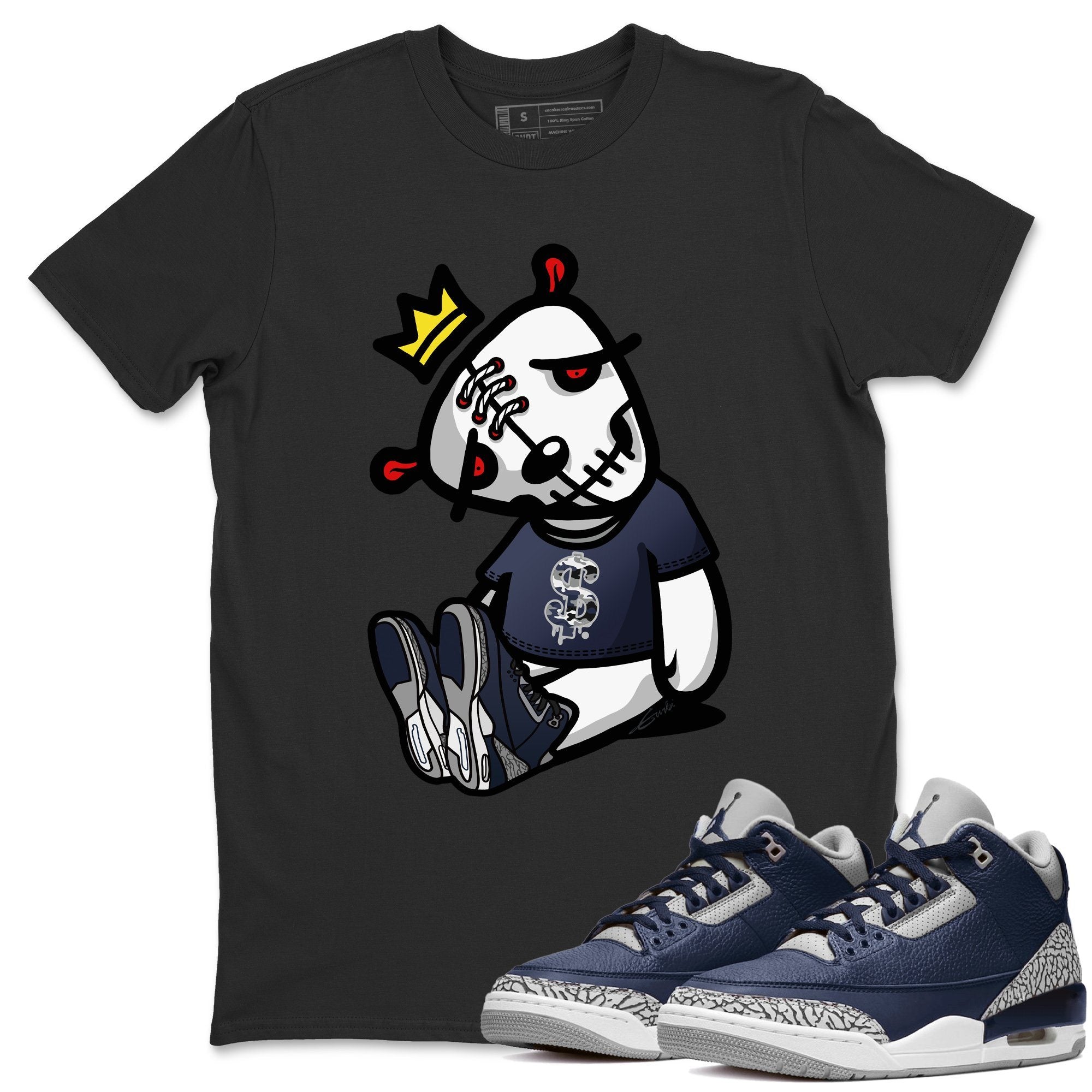 Jordan 3 Midnight Navy Shirt To Match Jordans Dead Dolls Sneaker Tees Jordan 3 Midnight Navy Drip Gear Zone Sneaker Matching Clothing Unisex Shirts