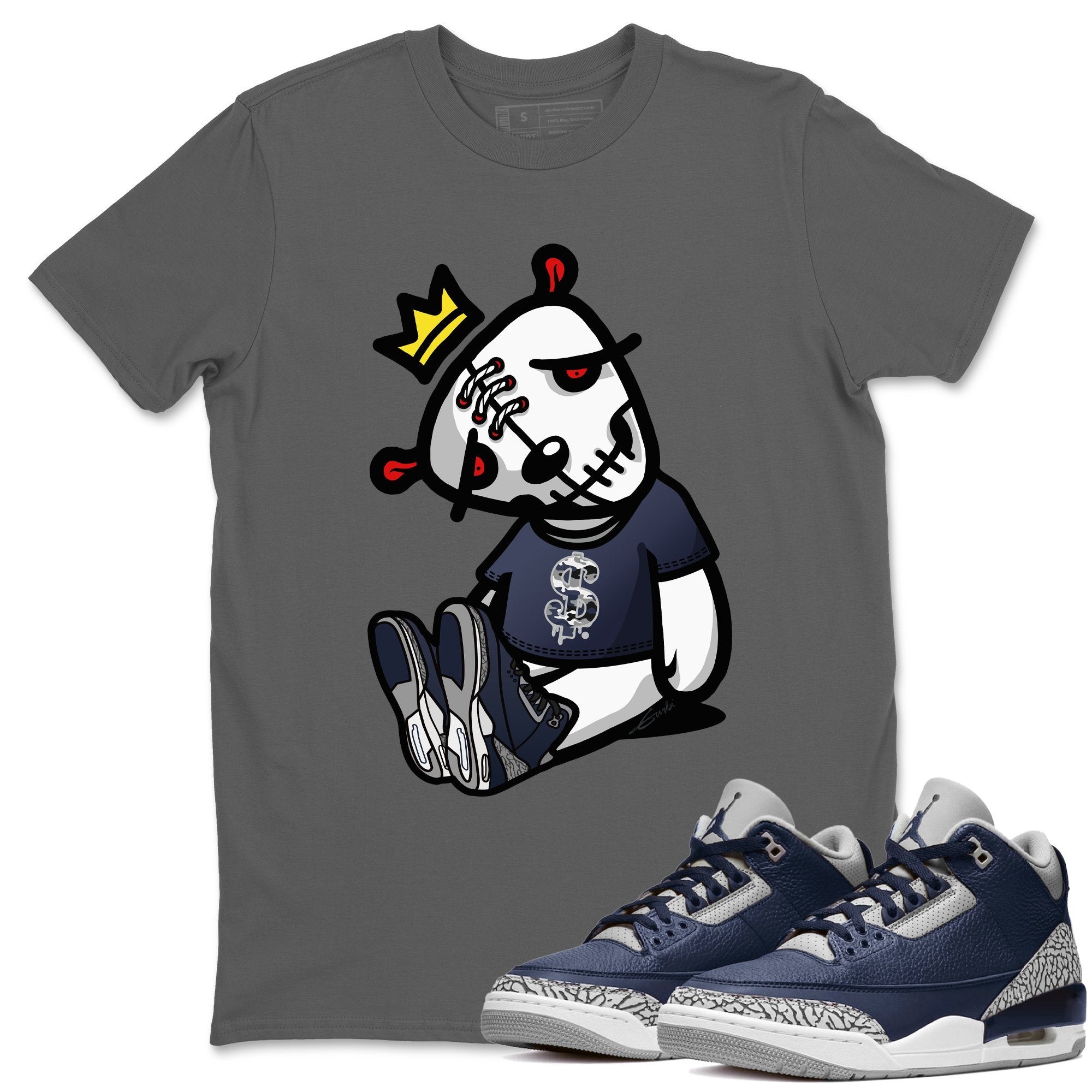 Jordan 3 Midnight Navy Shirt To Match Jordans Dead Dolls Sneaker Tees Jordan 3 Midnight Navy Drip Gear Zone Sneaker Matching Clothing Unisex Shirts