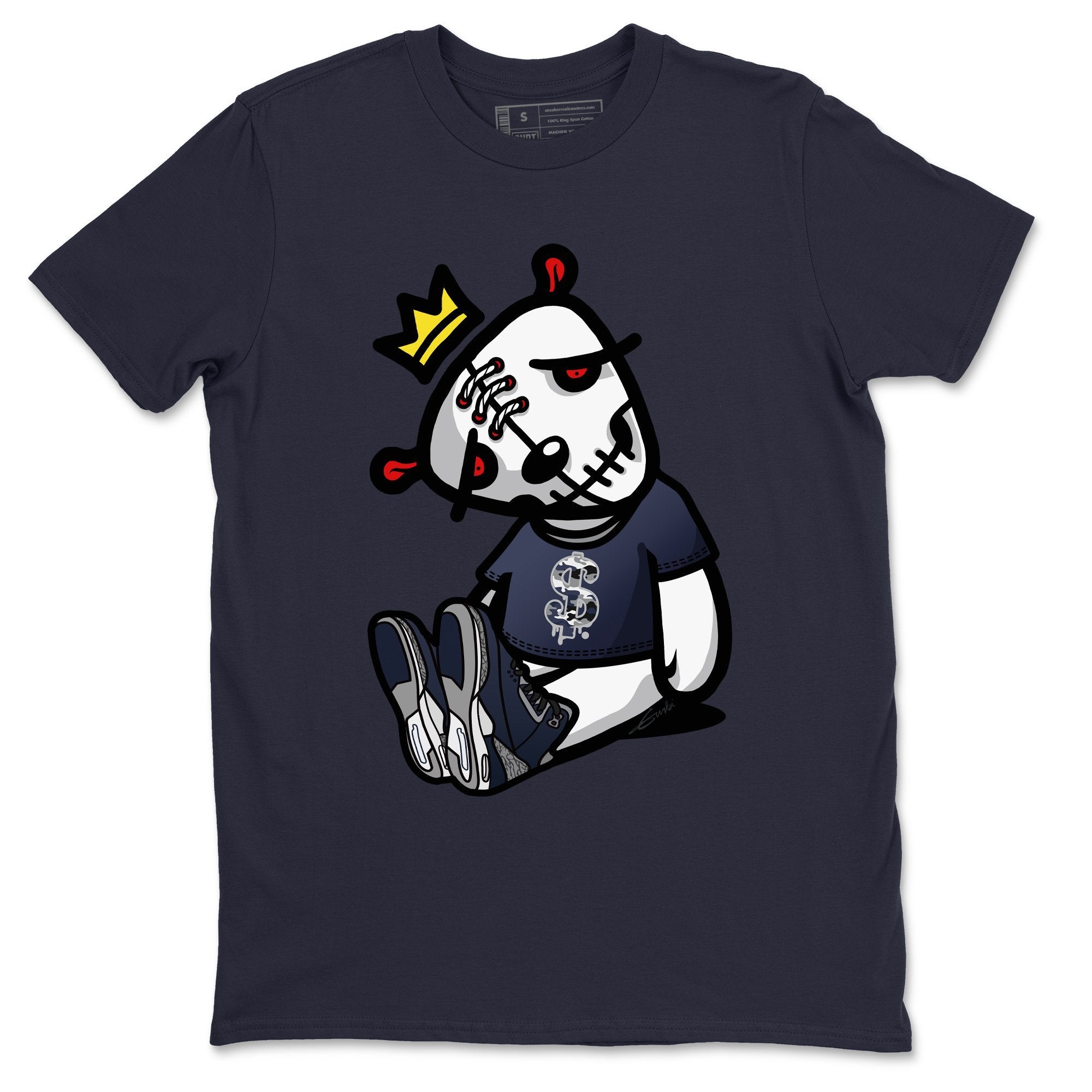 Jordan 3 Midnight Navy Shirt To Match Jordans Dead Dolls Sneaker Tees Jordan 3 Midnight Navy Drip Gear Zone Sneaker Matching Clothing Unisex Shirts