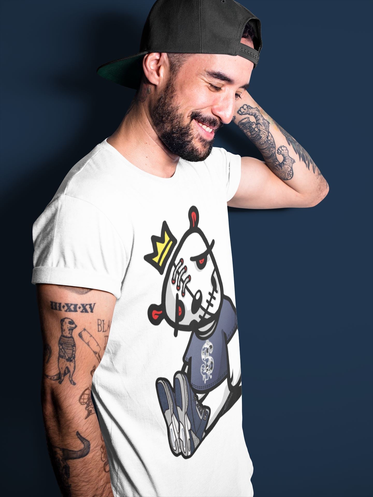 Jordan 3 Midnight Navy Shirt To Match Jordans Dead Dolls Sneaker Tees Jordan 3 Midnight Navy Drip Gear Zone Sneaker Matching Clothing Unisex Shirts