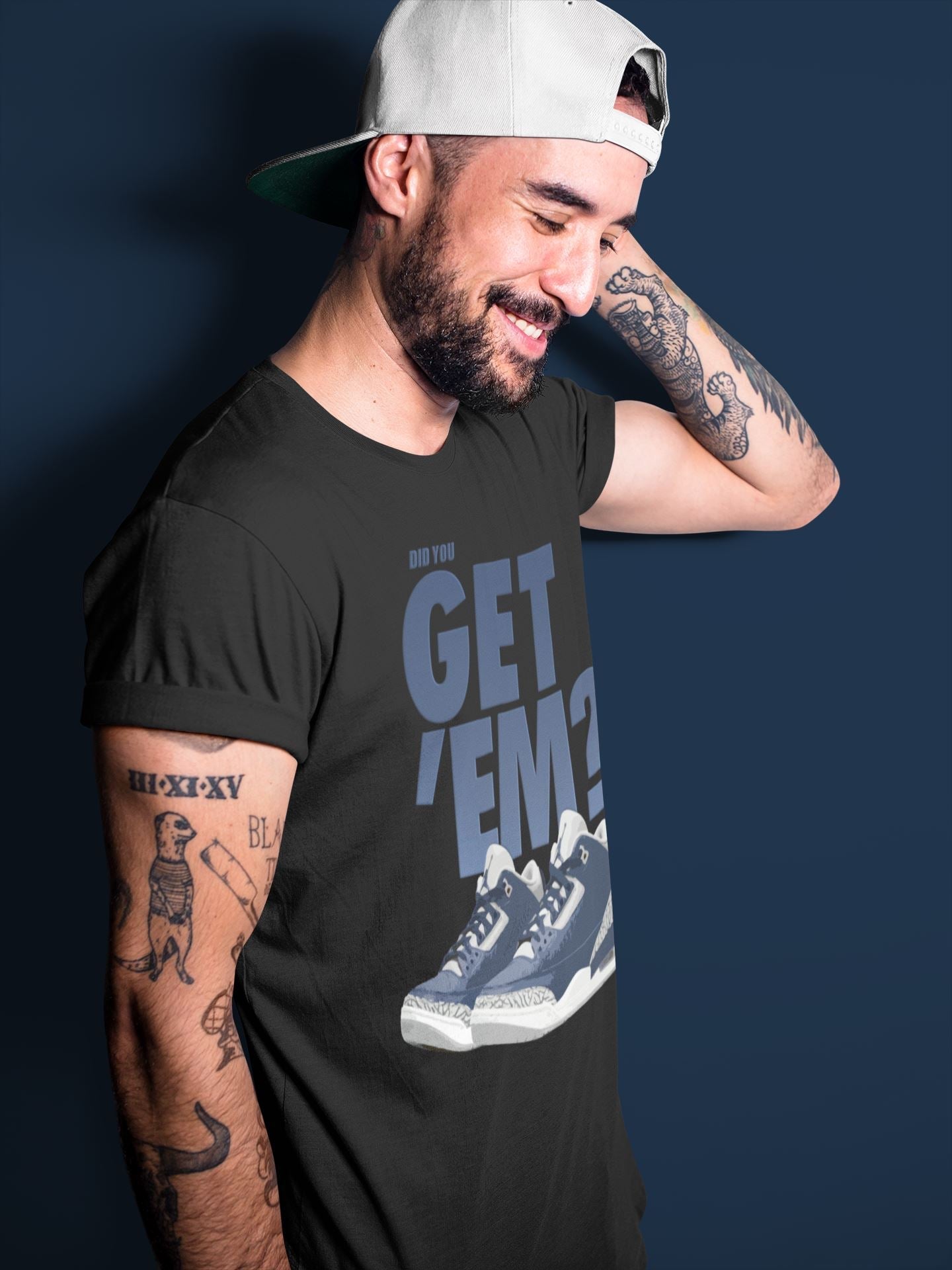 Jordan 3 Midnight Navy Shirt To Match Jordans Did You Get Em Drip Gear Zone Sneaker Tees Jordan 3 Midnight Navy Drip Gear Zone Drip Gear Zone Sneaker Matching Clothing Unisex Shirts