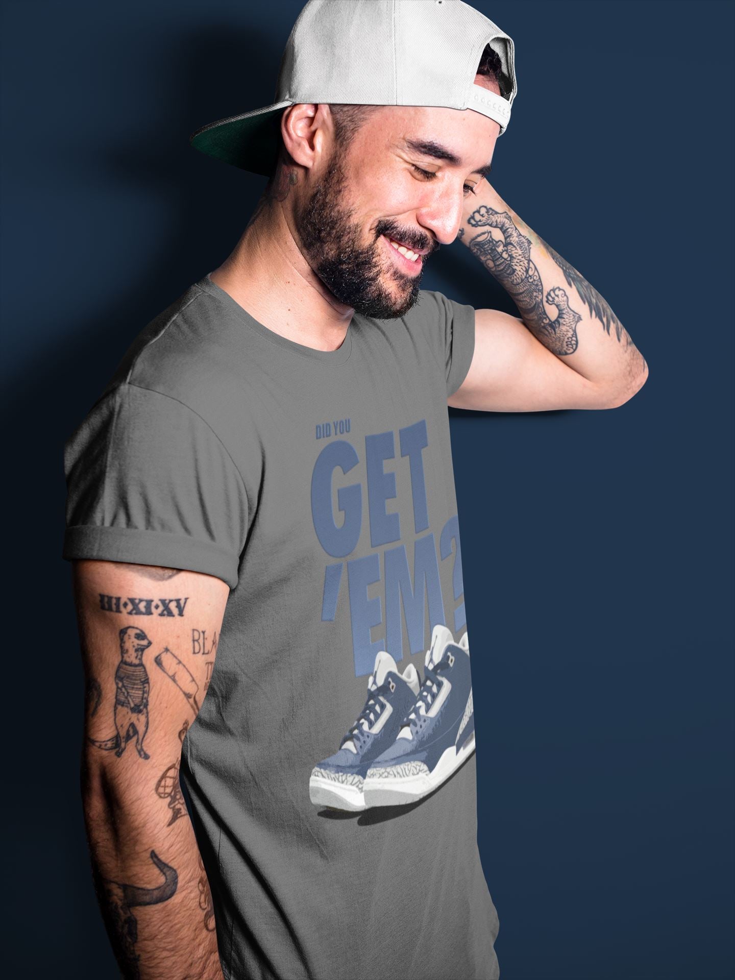 Jordan 3 Midnight Navy Shirt To Match Jordans Did You Get Em Drip Gear Zone Sneaker Tees Jordan 3 Midnight Navy Drip Gear Zone Drip Gear Zone Sneaker Matching Clothing Unisex Shirts