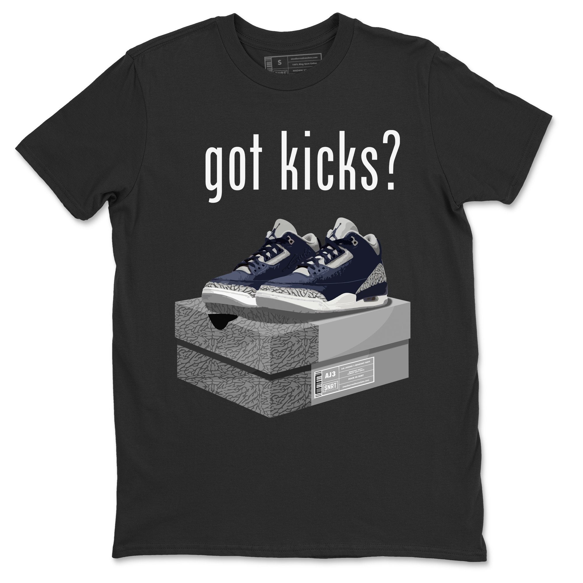 Jordan 3 Midnight Navy Shirt To Match Jordans Got Kicks Sneaker Tees Jordan 3 Midnight Navy Drip Gear Zone Sneaker Matching Clothing Unisex Shirts