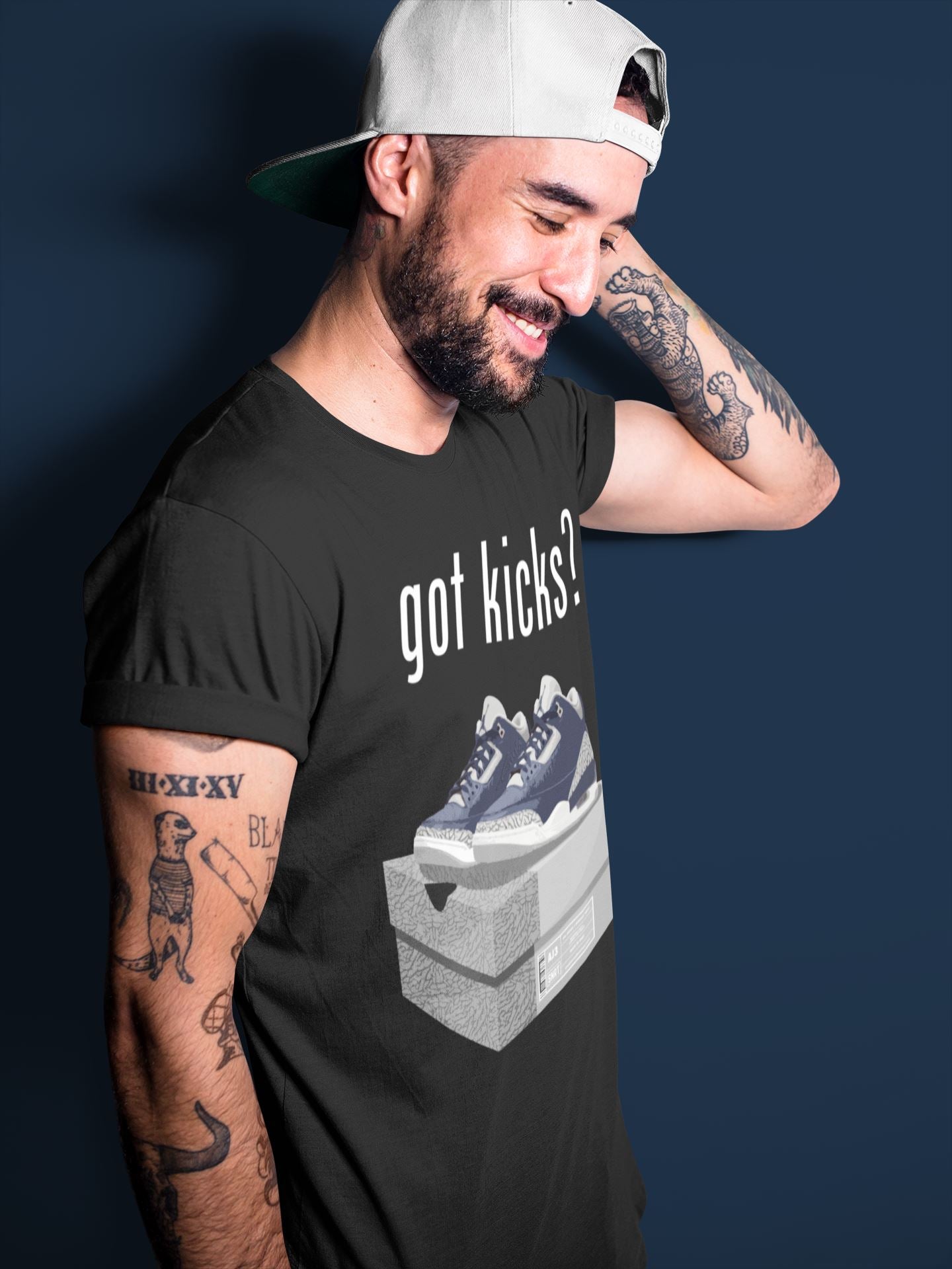 Jordan 3 Midnight Navy Shirt To Match Jordans Got Kicks Sneaker Tees Jordan 3 Midnight Navy Drip Gear Zone Sneaker Matching Clothing Unisex Shirts