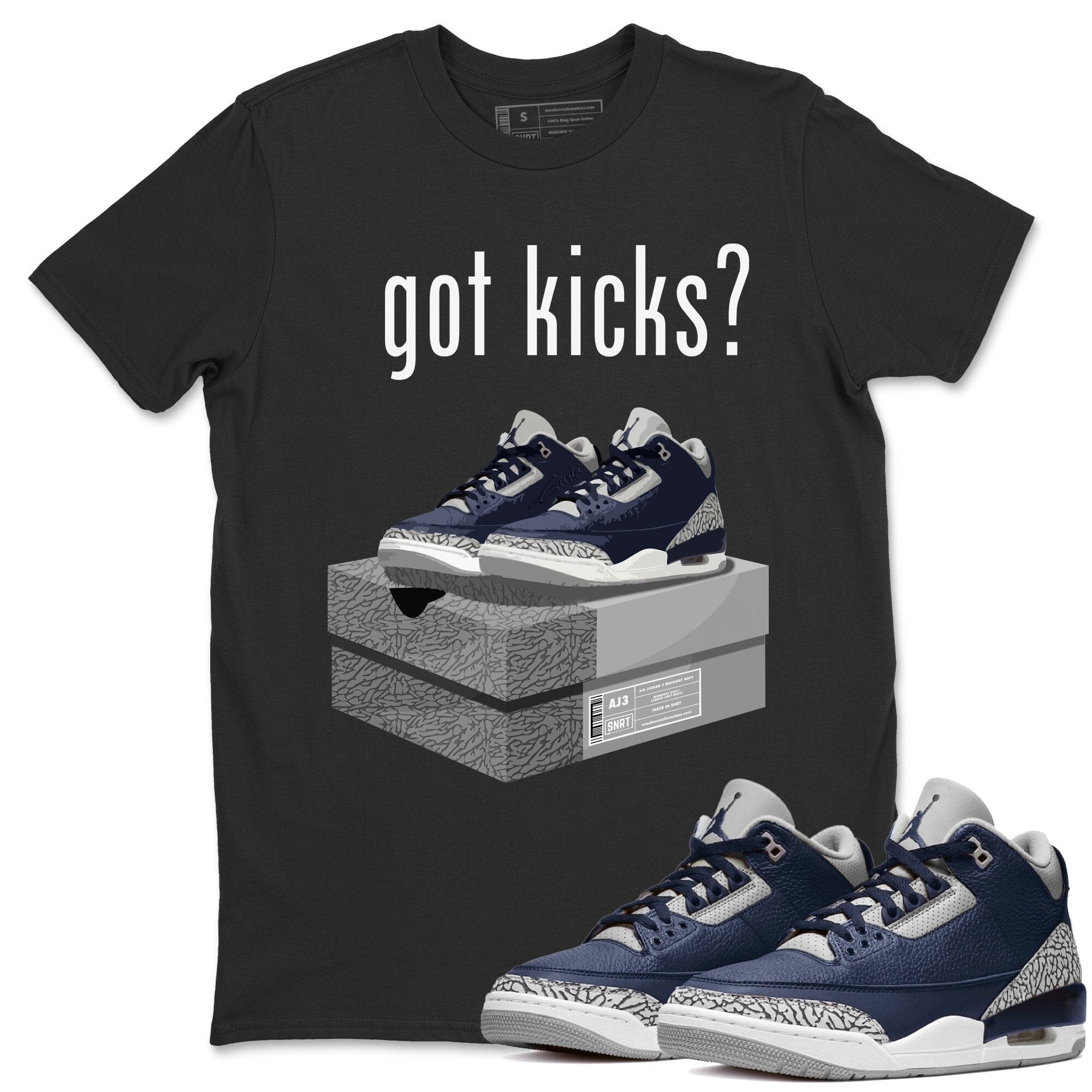 Jordan 3 Midnight Navy Shirt To Match Jordans Got Kicks Sneaker Tees Jordan 3 Midnight Navy Drip Gear Zone Sneaker Matching Clothing Unisex Shirts