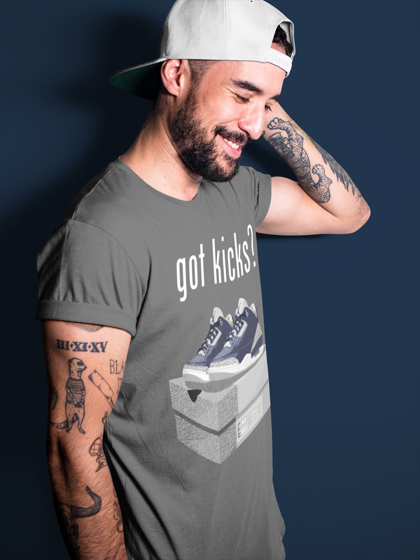 Jordan 3 Midnight Navy Shirt To Match Jordans Got Kicks Sneaker Tees Jordan 3 Midnight Navy Drip Gear Zone Sneaker Matching Clothing Unisex Shirts