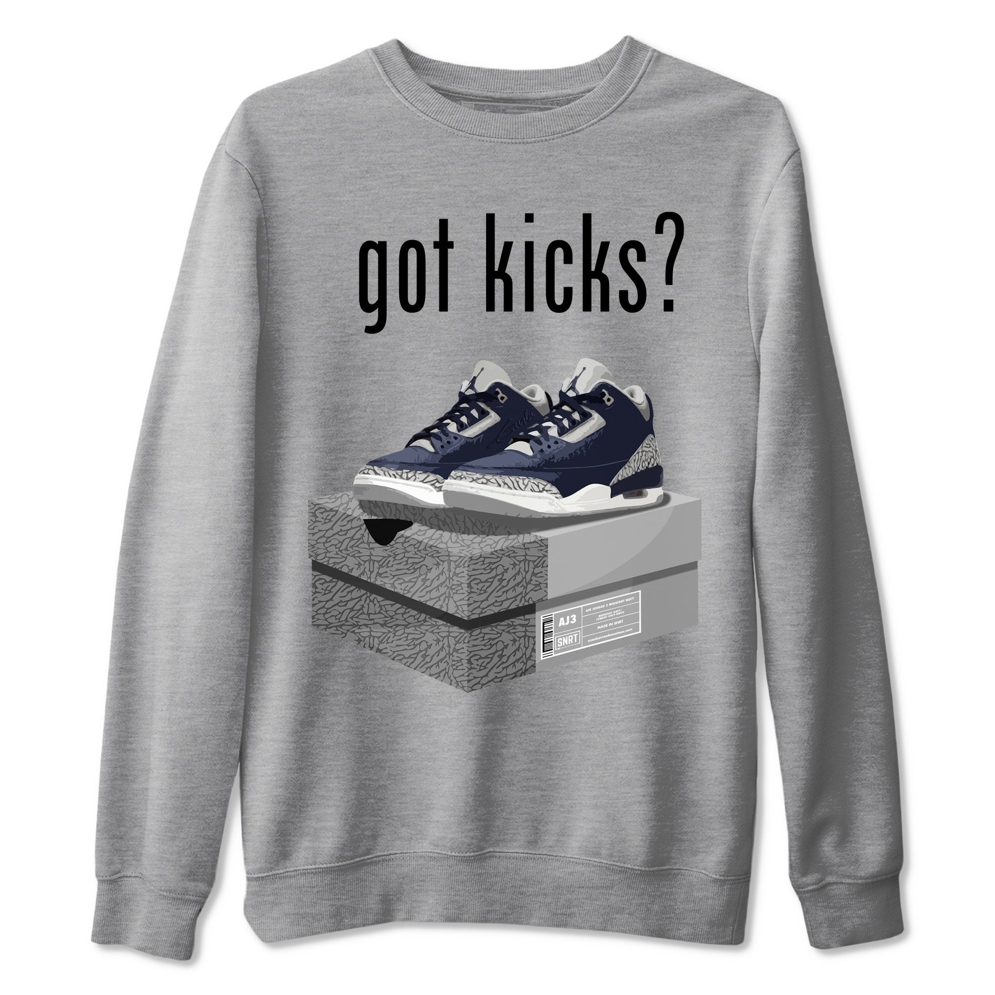 Jordan 3 Midnight Navy Shirt To Match Jordans Got Kicks Sneaker Tees Jordan 3 Midnight Navy Drip Gear Zone Sneaker Matching Clothing Unisex Shirts