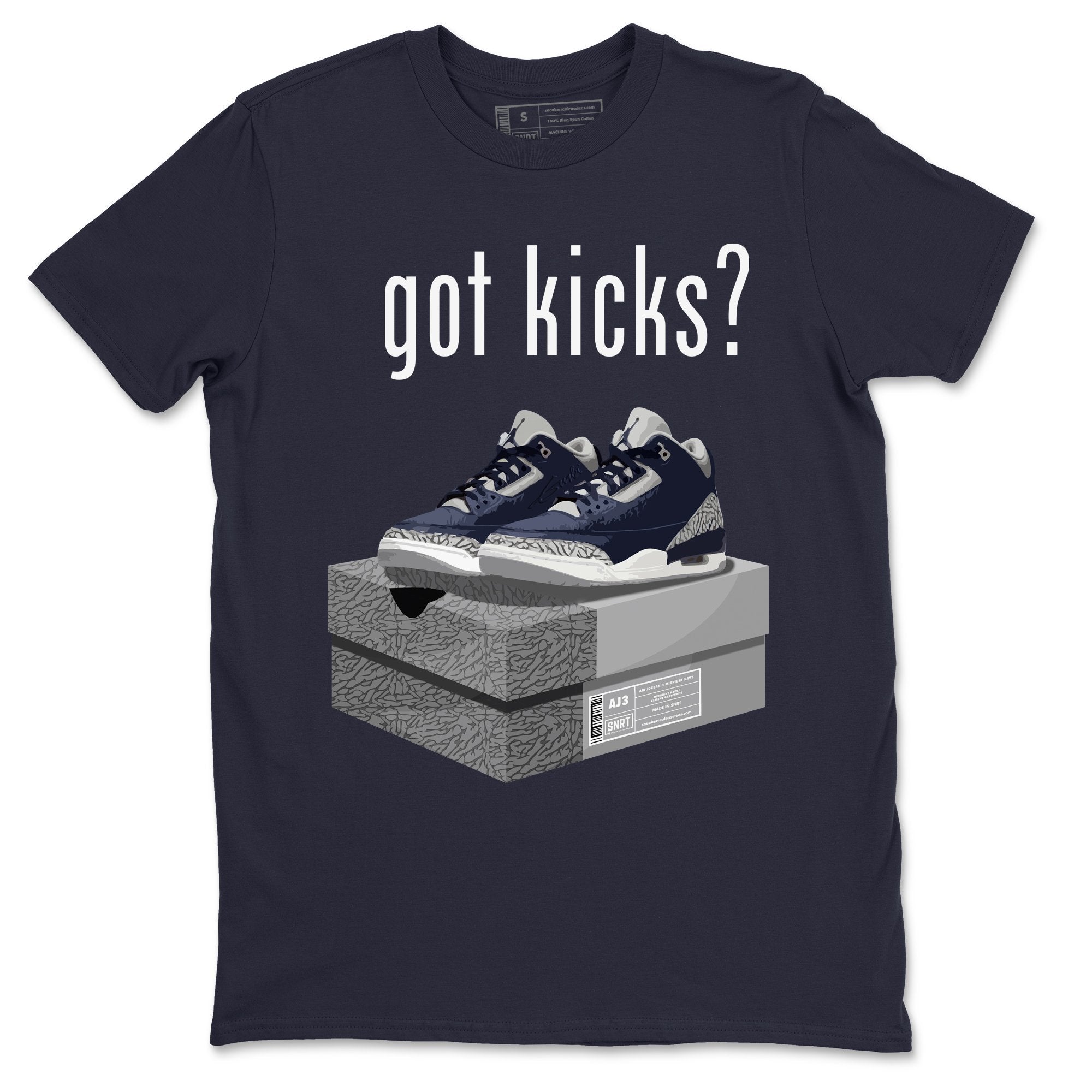Jordan 3 Midnight Navy Shirt To Match Jordans Got Kicks Sneaker Tees Jordan 3 Midnight Navy Drip Gear Zone Sneaker Matching Clothing Unisex Shirts