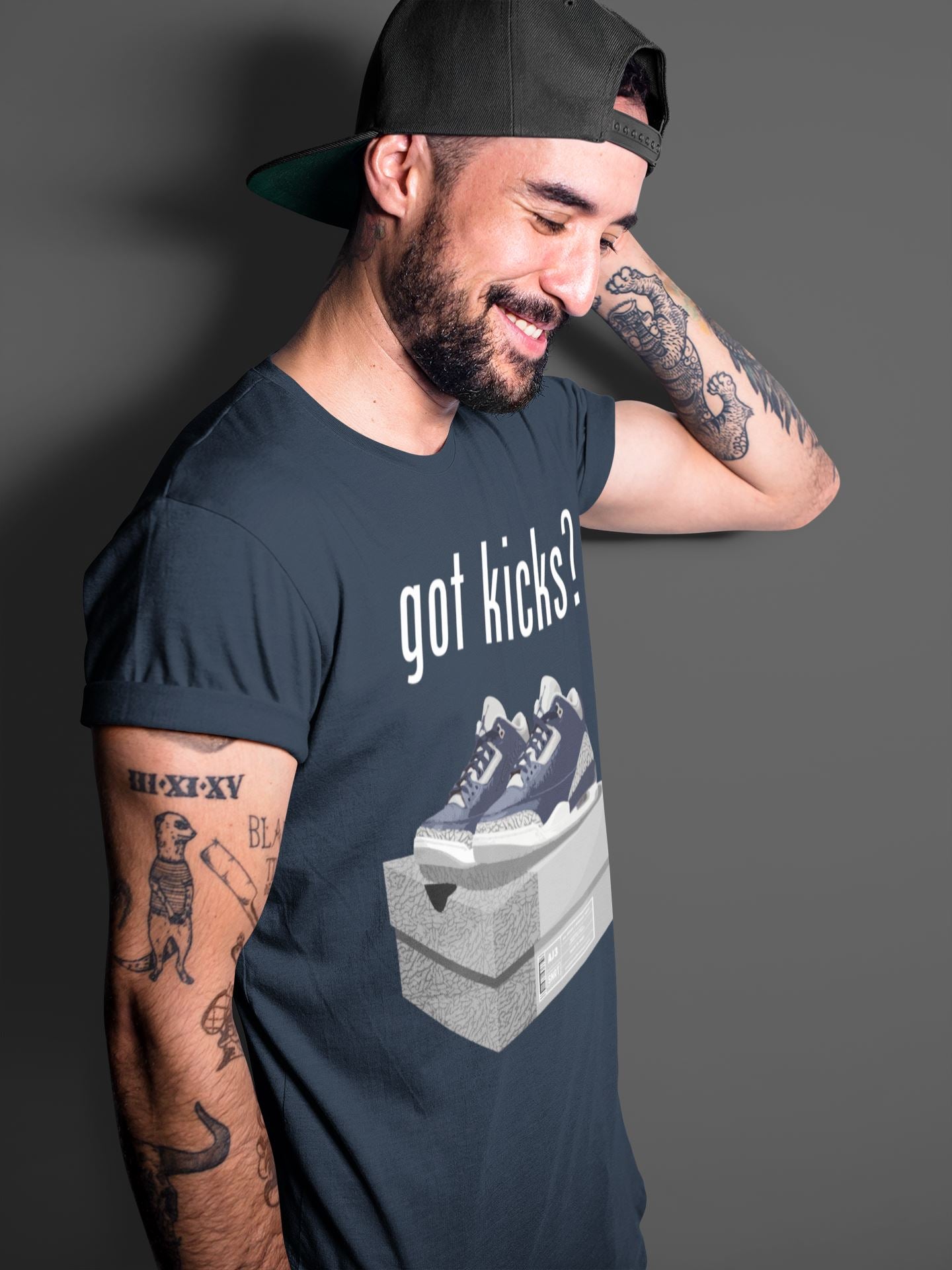 Jordan 3 Midnight Navy Shirt To Match Jordans Got Kicks Sneaker Tees Jordan 3 Midnight Navy Drip Gear Zone Sneaker Matching Clothing Unisex Shirts